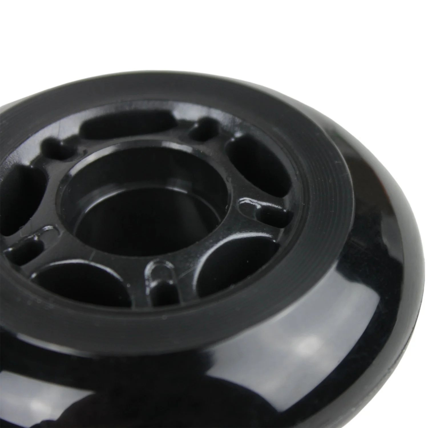 Player's Choice Outdoor Inline Skate Wheels - 80mm 89A Black (4-Pack) - Image 5