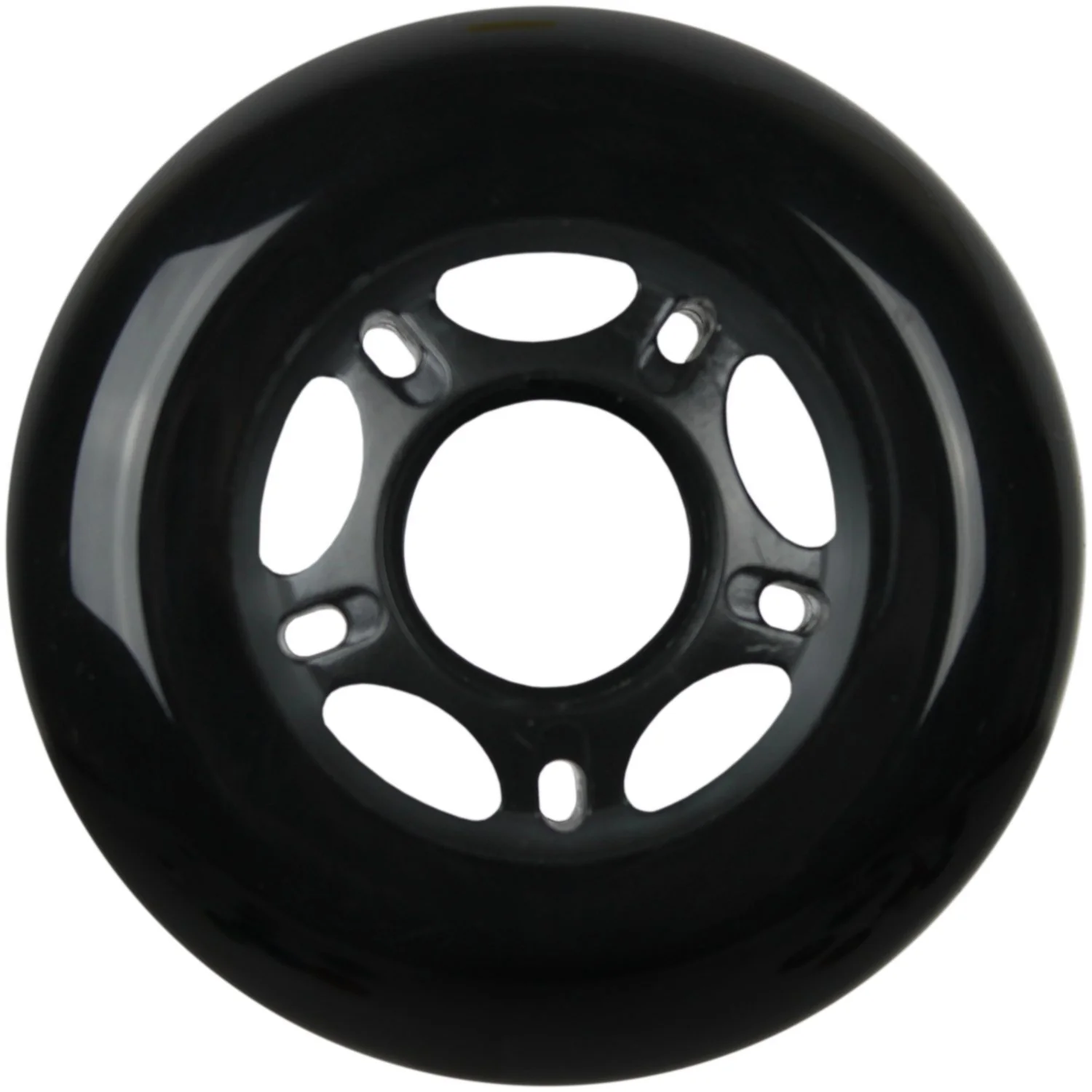 Player's Choice Outdoor Inline Skate Wheels - 80mm 89A Black (Single)