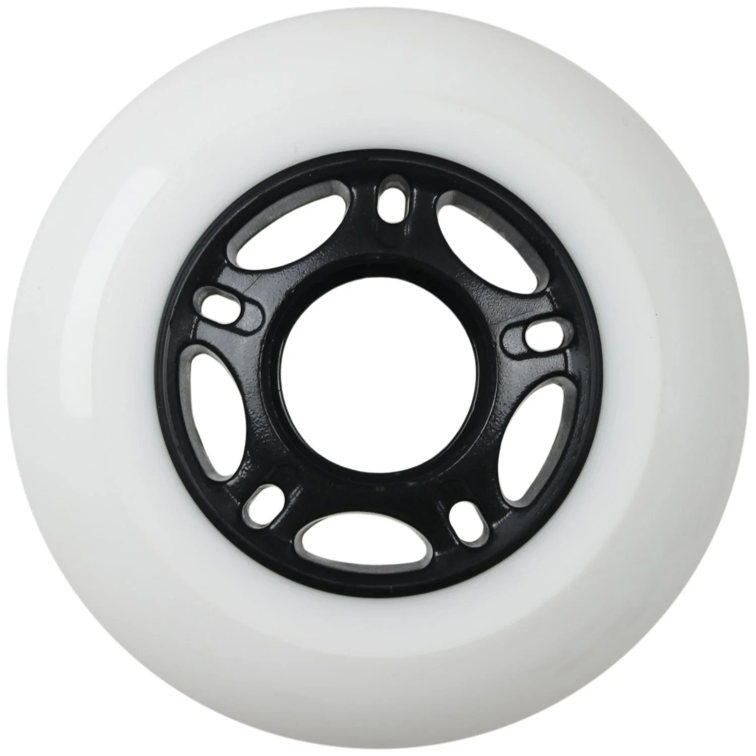 Player's Choice Outdoor Inline Skate Wheels - 80mm 89A White (Single) - Image 2