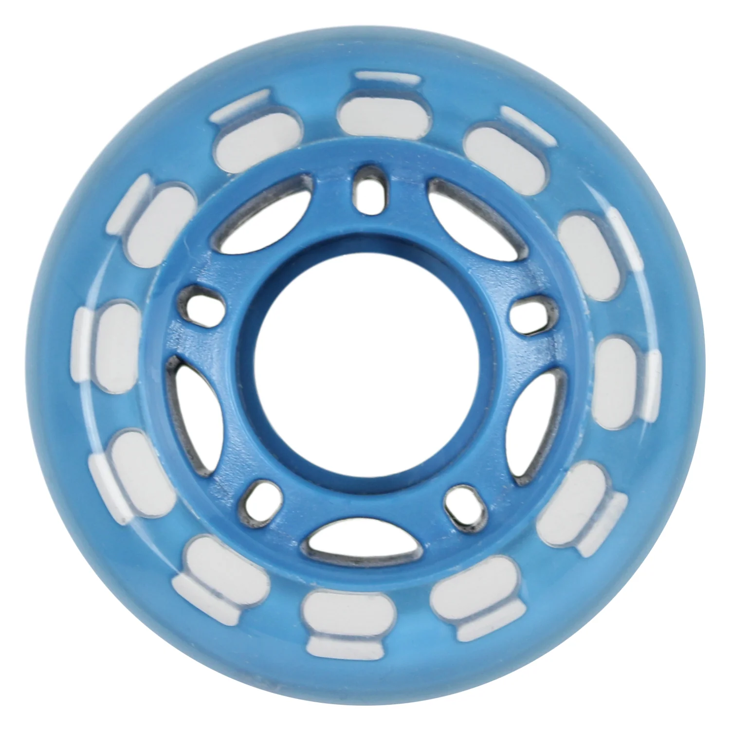Player's Choice Roller Hockey Wheels - 5-Spoke Hub 60mm 78A Blue (8-Pack) - Image 2