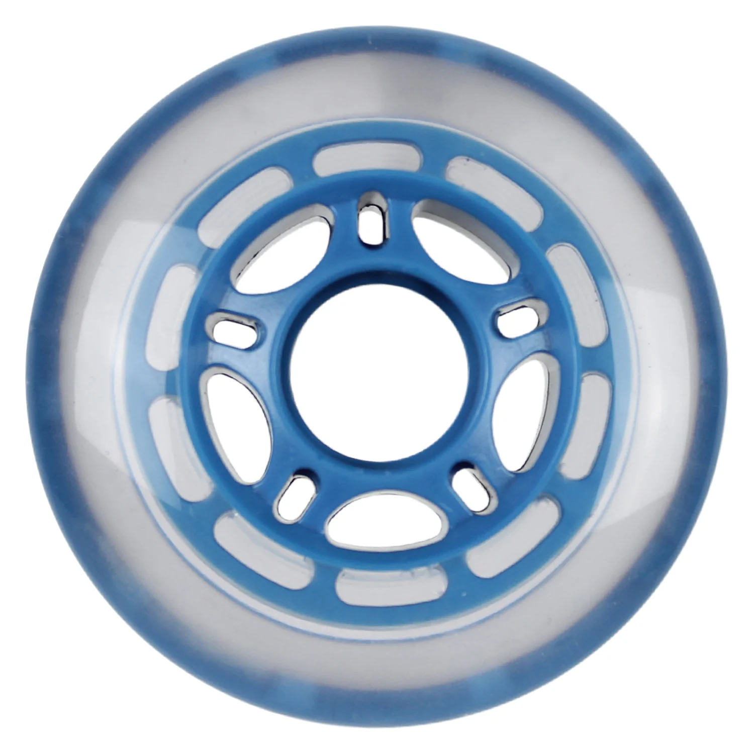 Player's Choice Roller Hockey Wheels - 5-Spoke Hub 72/80 HiLo 78A Blue (8-Pack) - Image 2