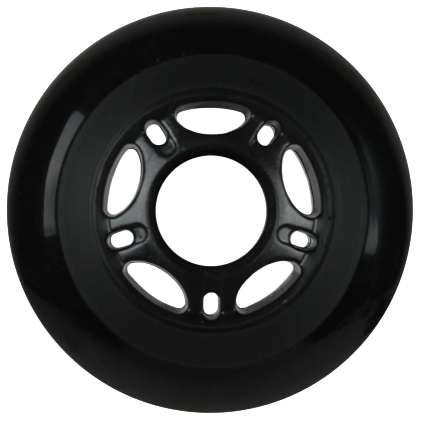 Player's Choice Roller Hockey Wheels - 5-Spoke Hub 72mm 82A Black (Single)