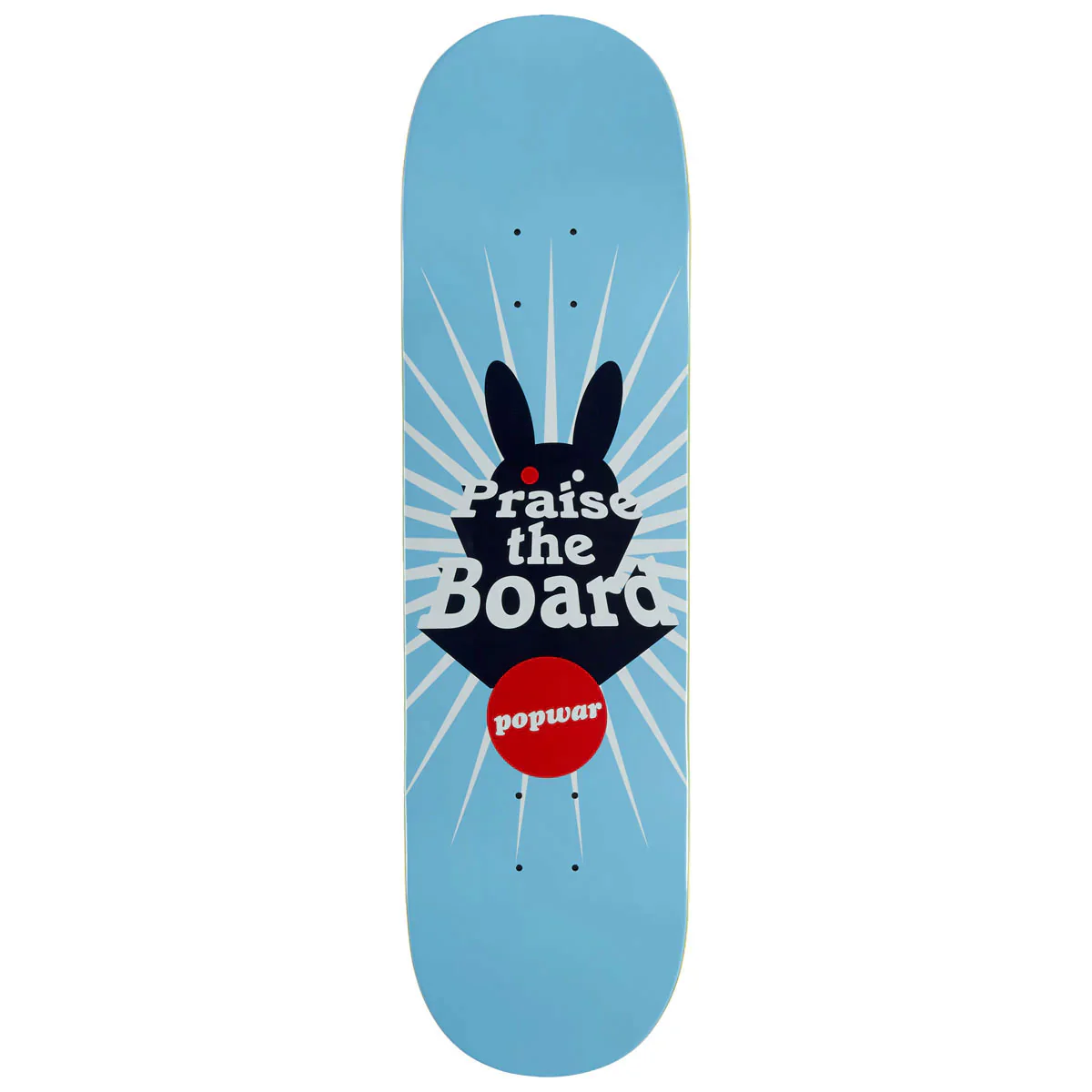 Popwar Heritage Skateboard Deck Praise The Board 8.25" x 32.2"