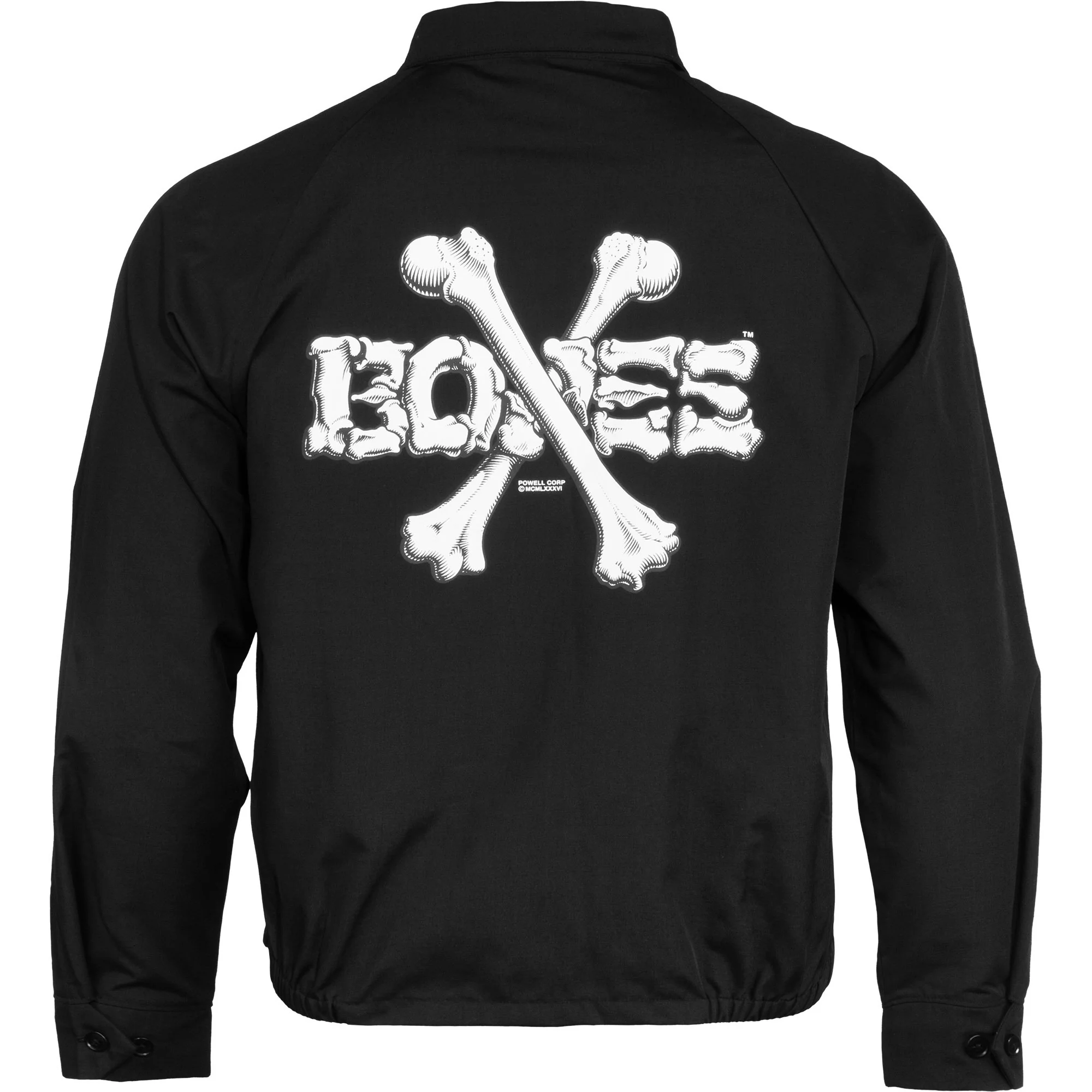 Powell Peralta Coat Cross Bones Jacket Black - Image 4