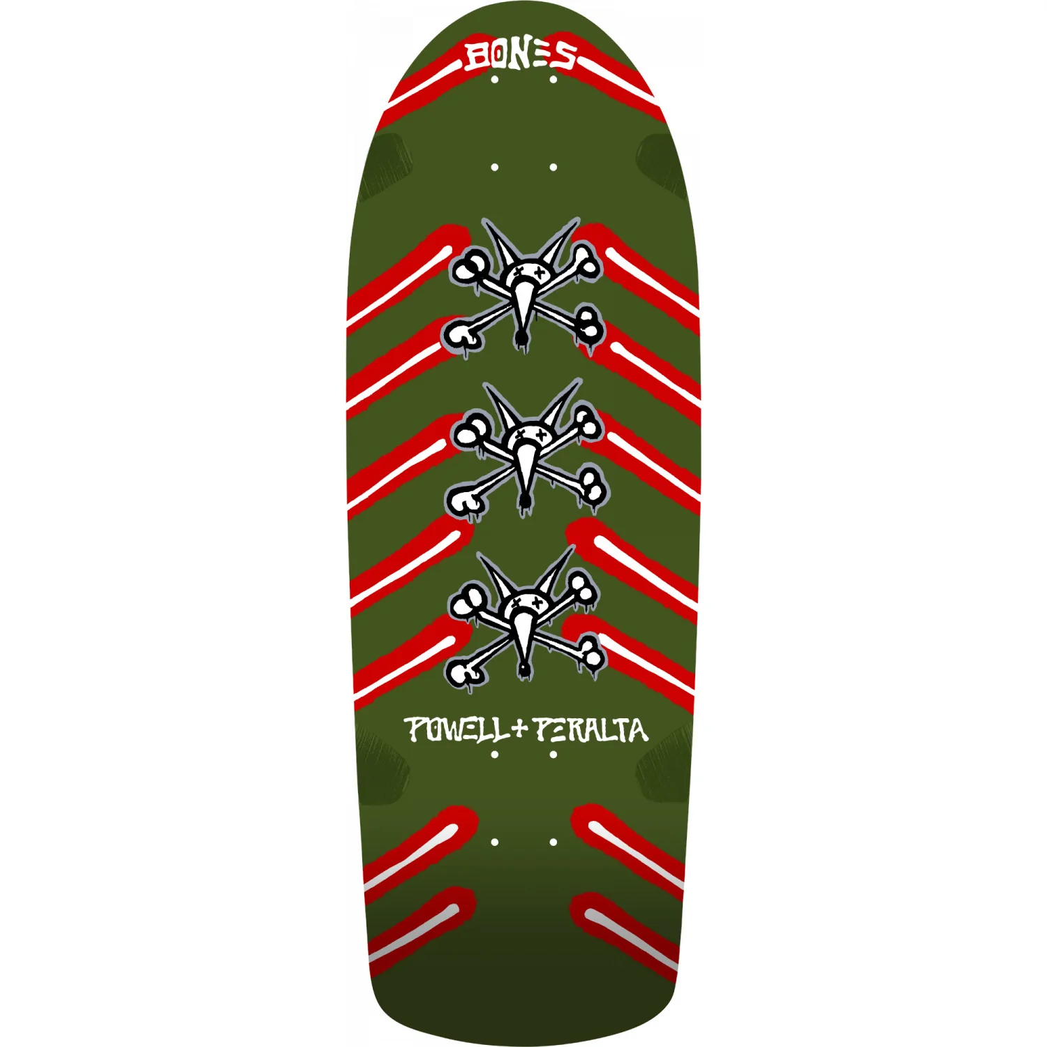 Powell Peralta Deck OG Rat Bones Olive Old School Reissue