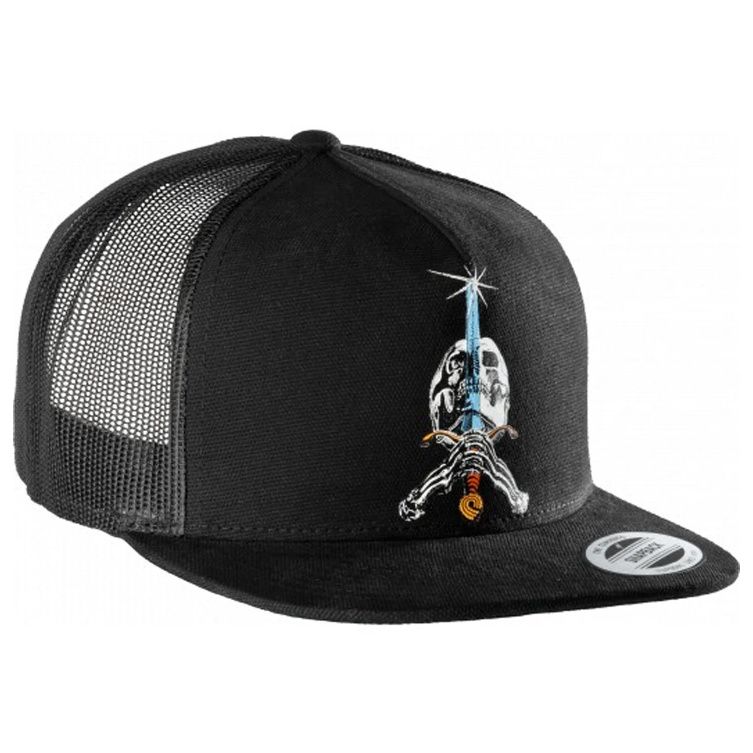 Powell Peralta Hat Skull and Sword Trucker Black
