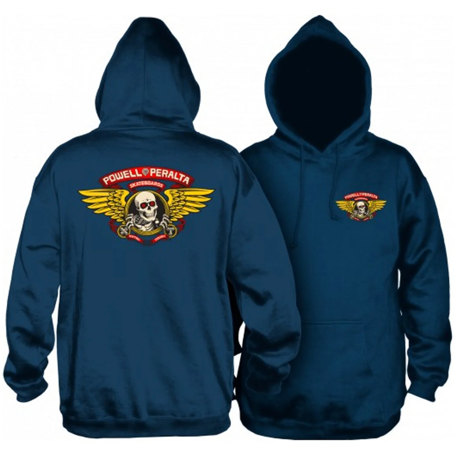 Powell Peralta Hoodie Winged Ripper Navy