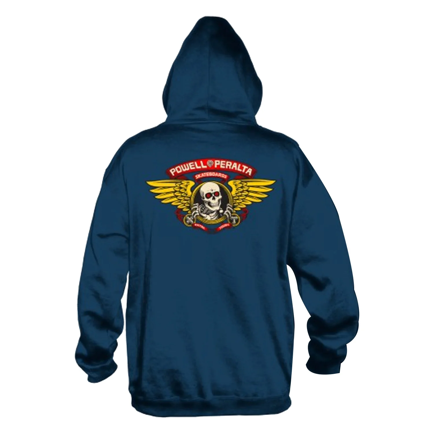 Powell Peralta Hoodie Winged Ripper Navy - Image 2