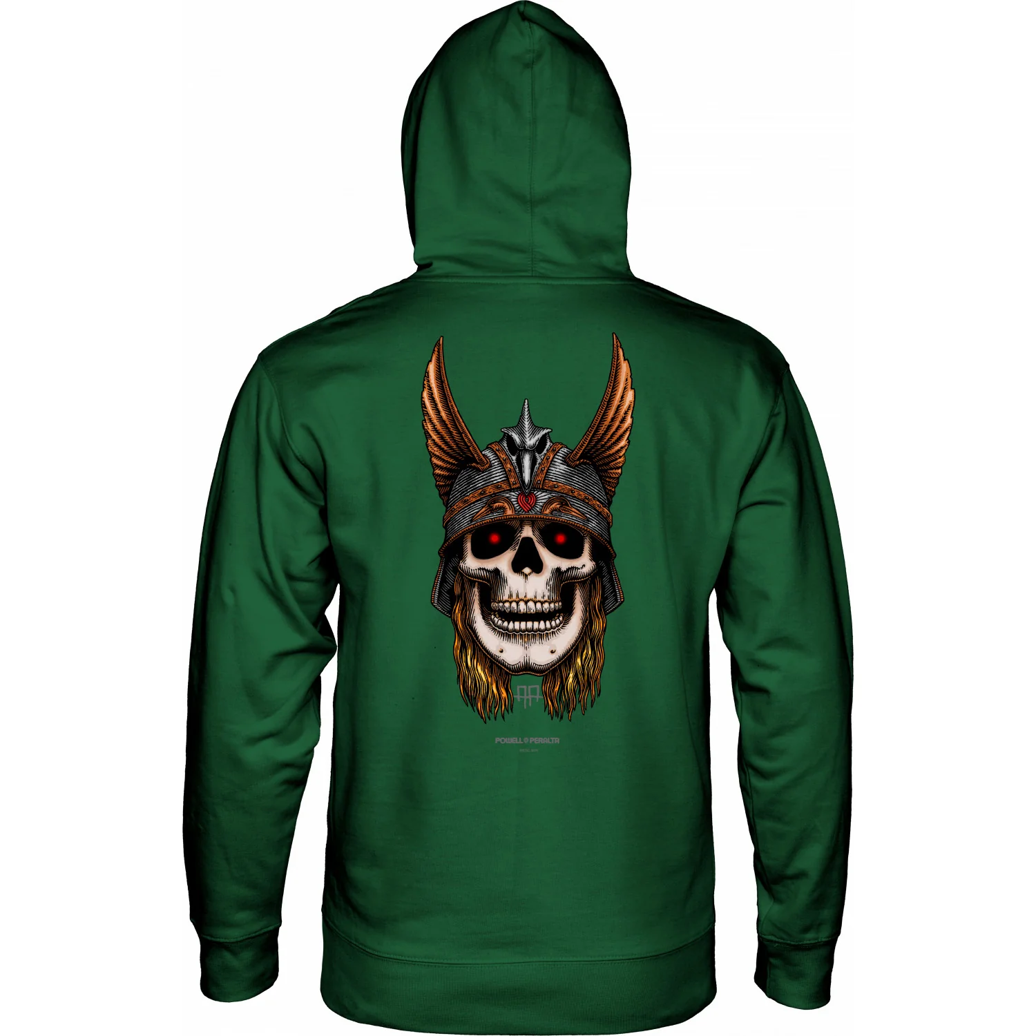 Powell Peralta Hoody Andy Anderson Skull Alpine Green - Image 2