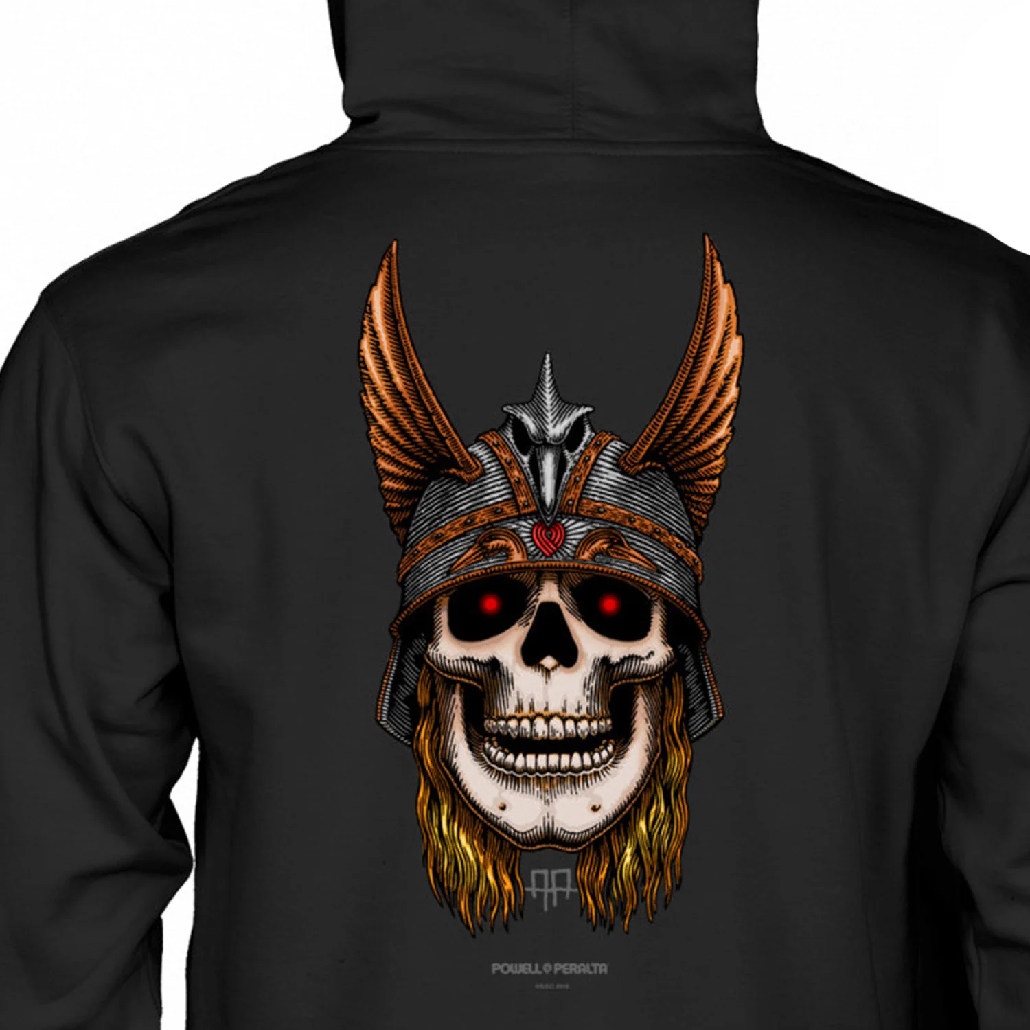 Powell Peralta Hoody Andy Anderson Skull Black - Image 2