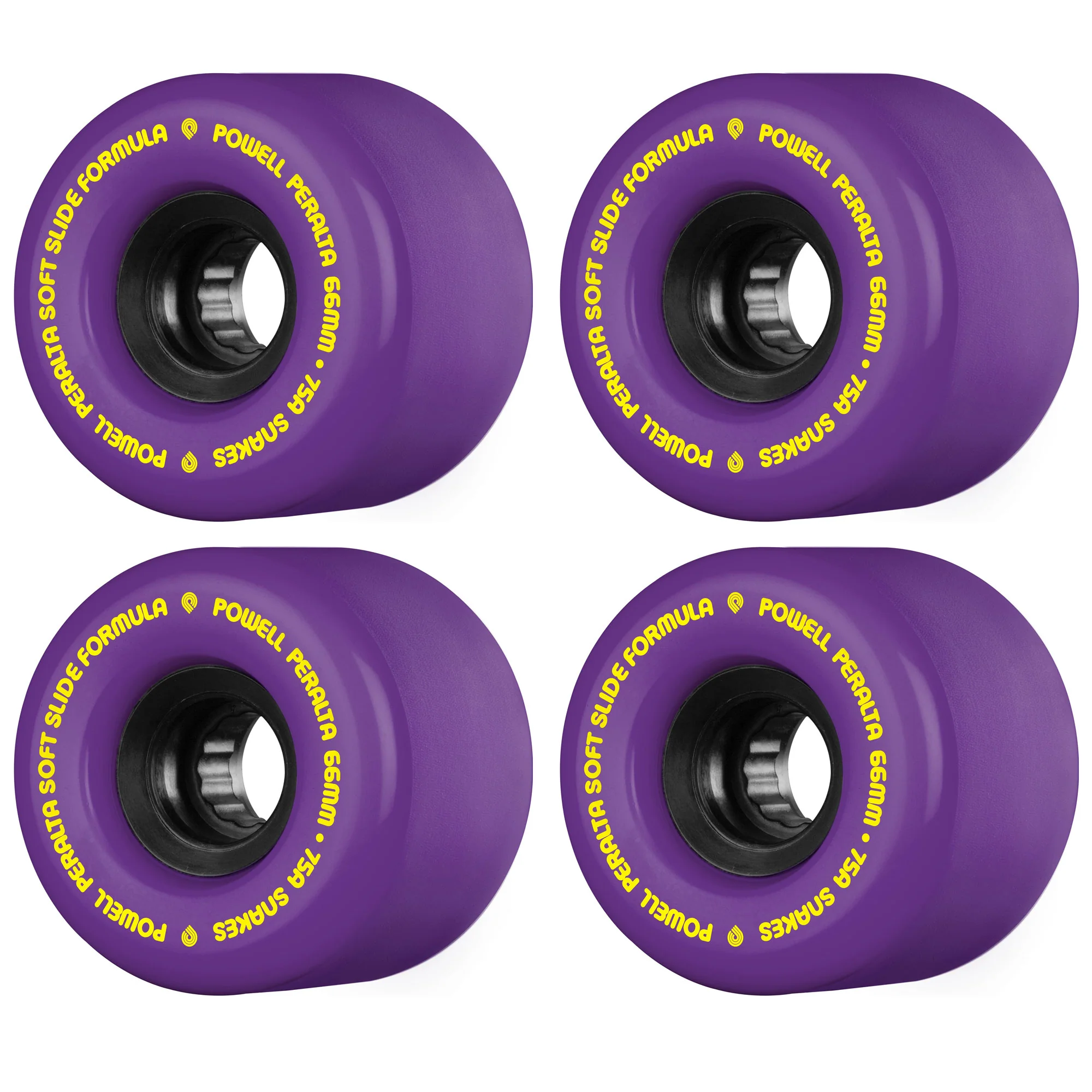 Powell Peralta Longboard Cruiser Wheels 66mm Snakes 75A Purple