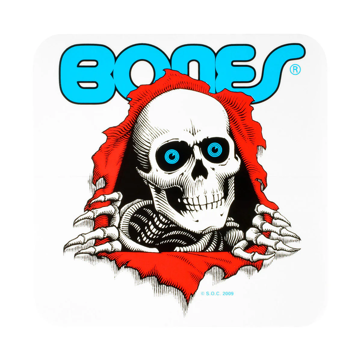 Powell Peralta Ripper Skateboard Sticker 2 Pack - Includes Black and Clear Stickers - Image 3