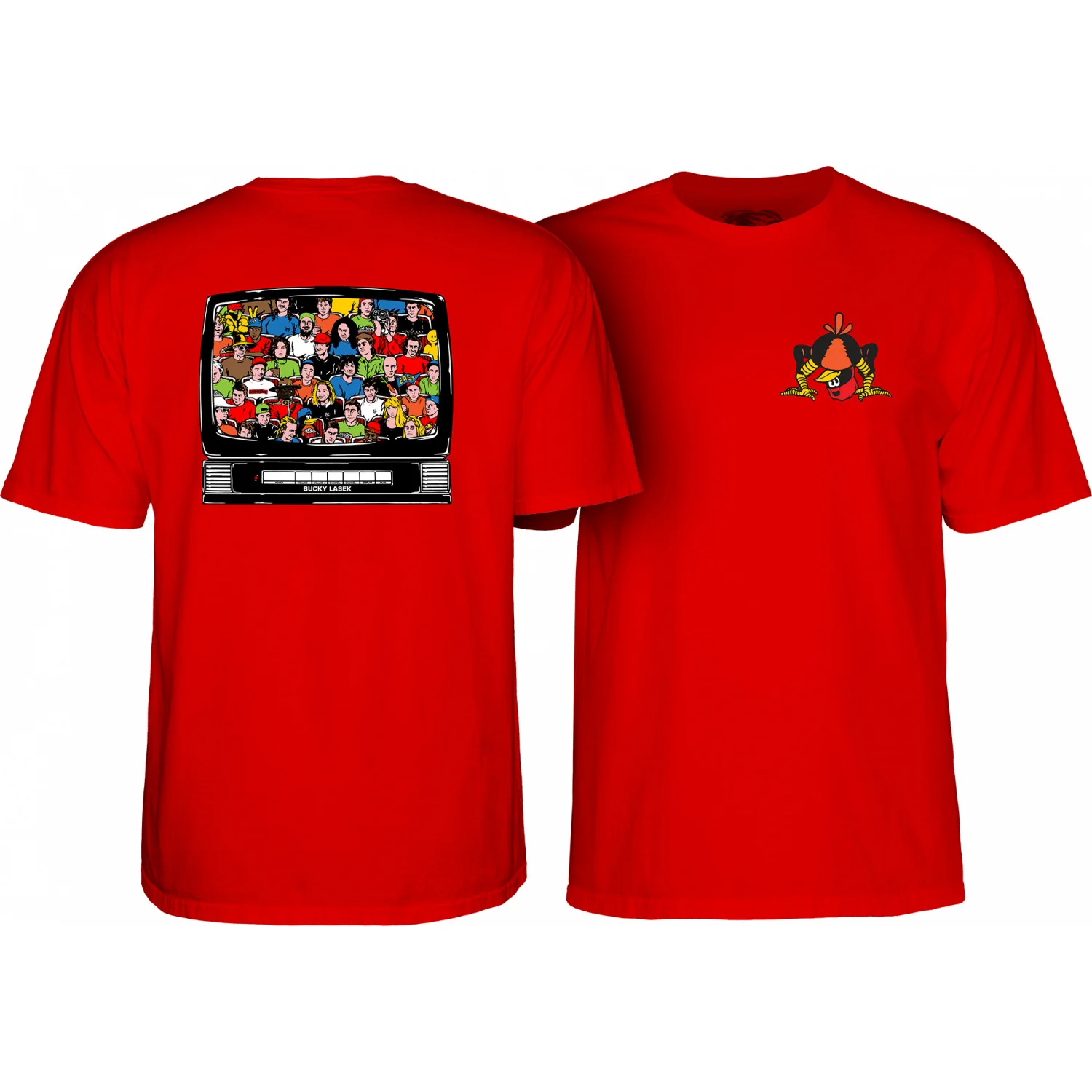 Powell Peralta Shirt Bucky Lasek Stadium Red