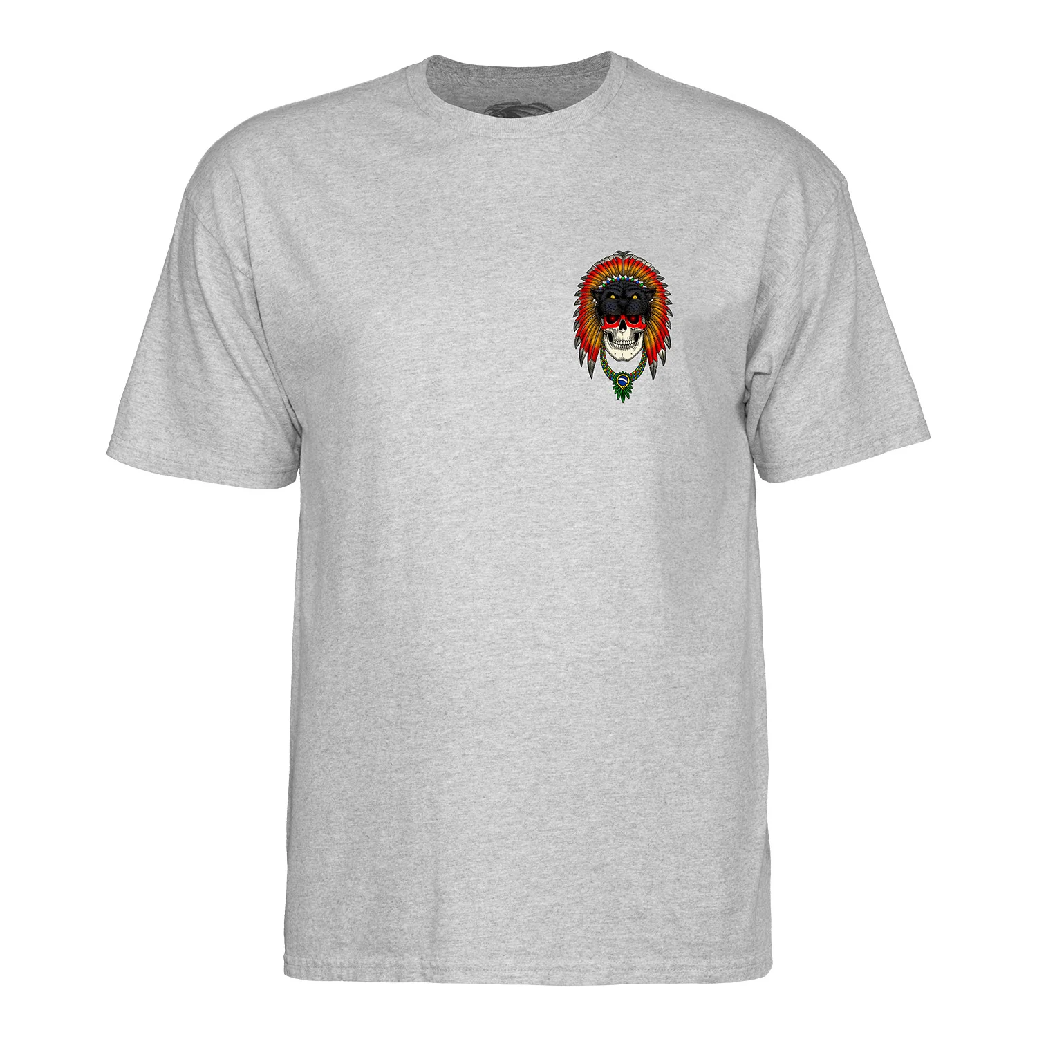 Powell Peralta Shirt Kelvin Hoefler Skull Athletic Heather - Image 2