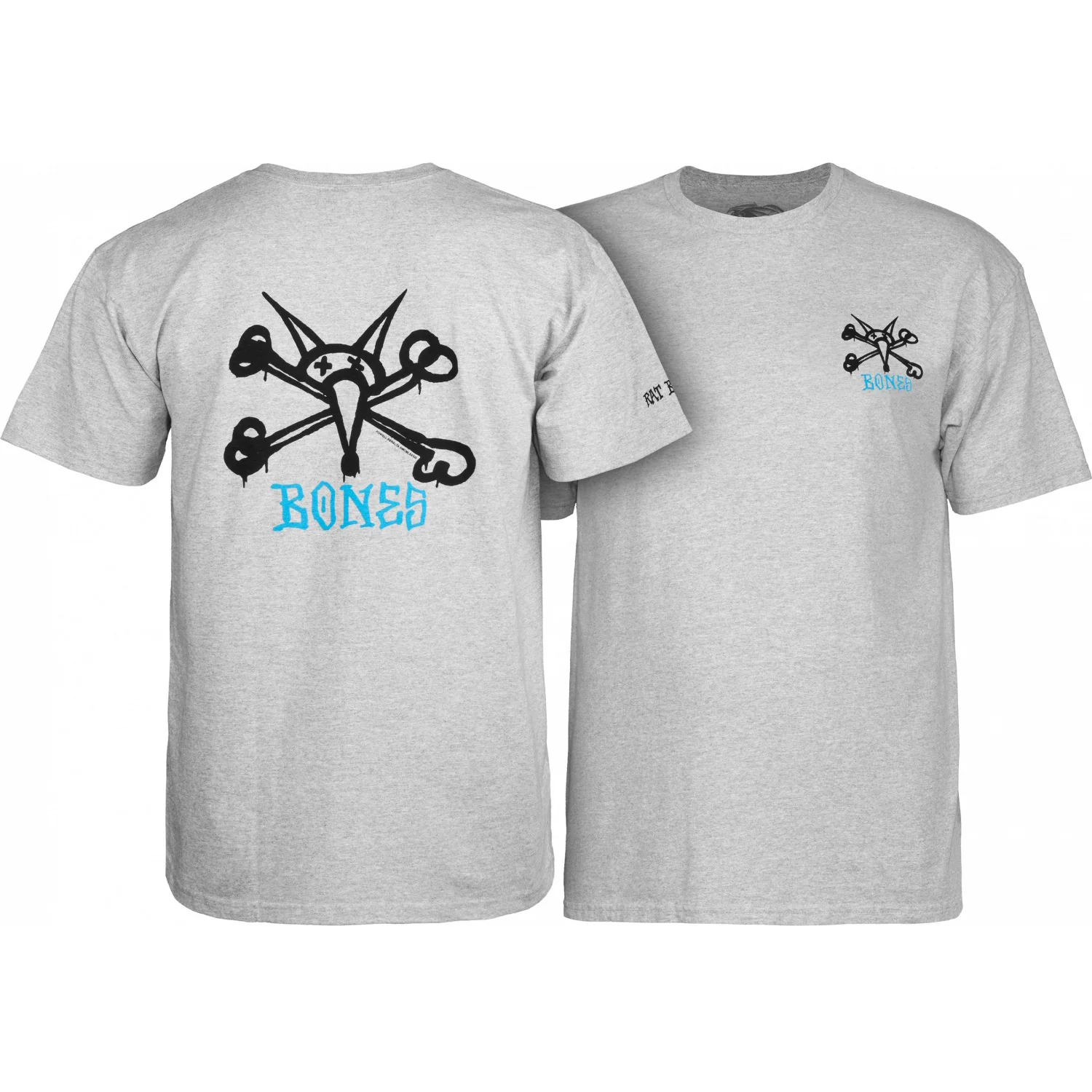 Powell Peralta Shirt Rat Bones Gray