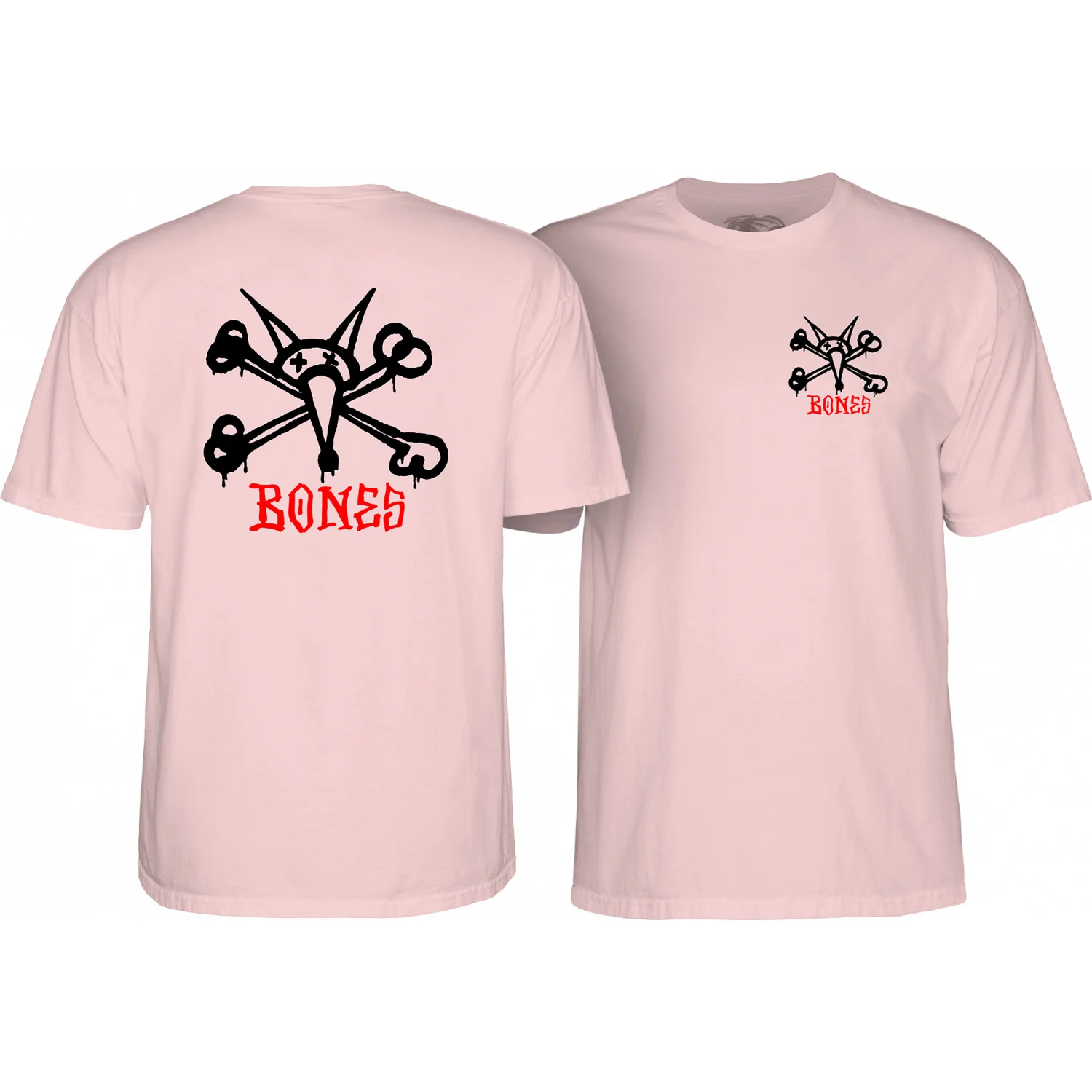 Powell Peralta Shirt Rat Bones Light Pink