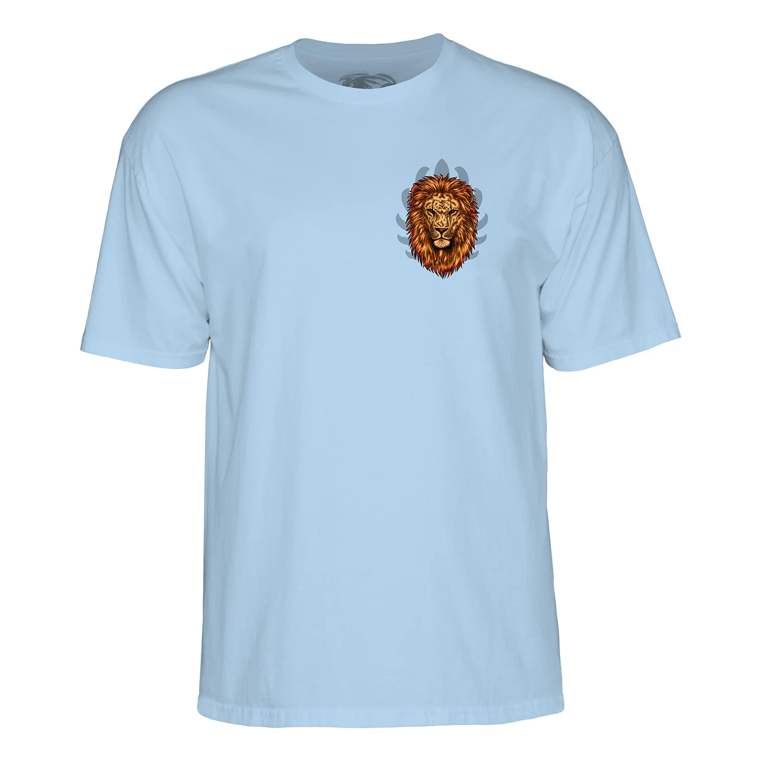 Powell Peralta Shirt Salman Agah Lion Powder Blue - Image 3