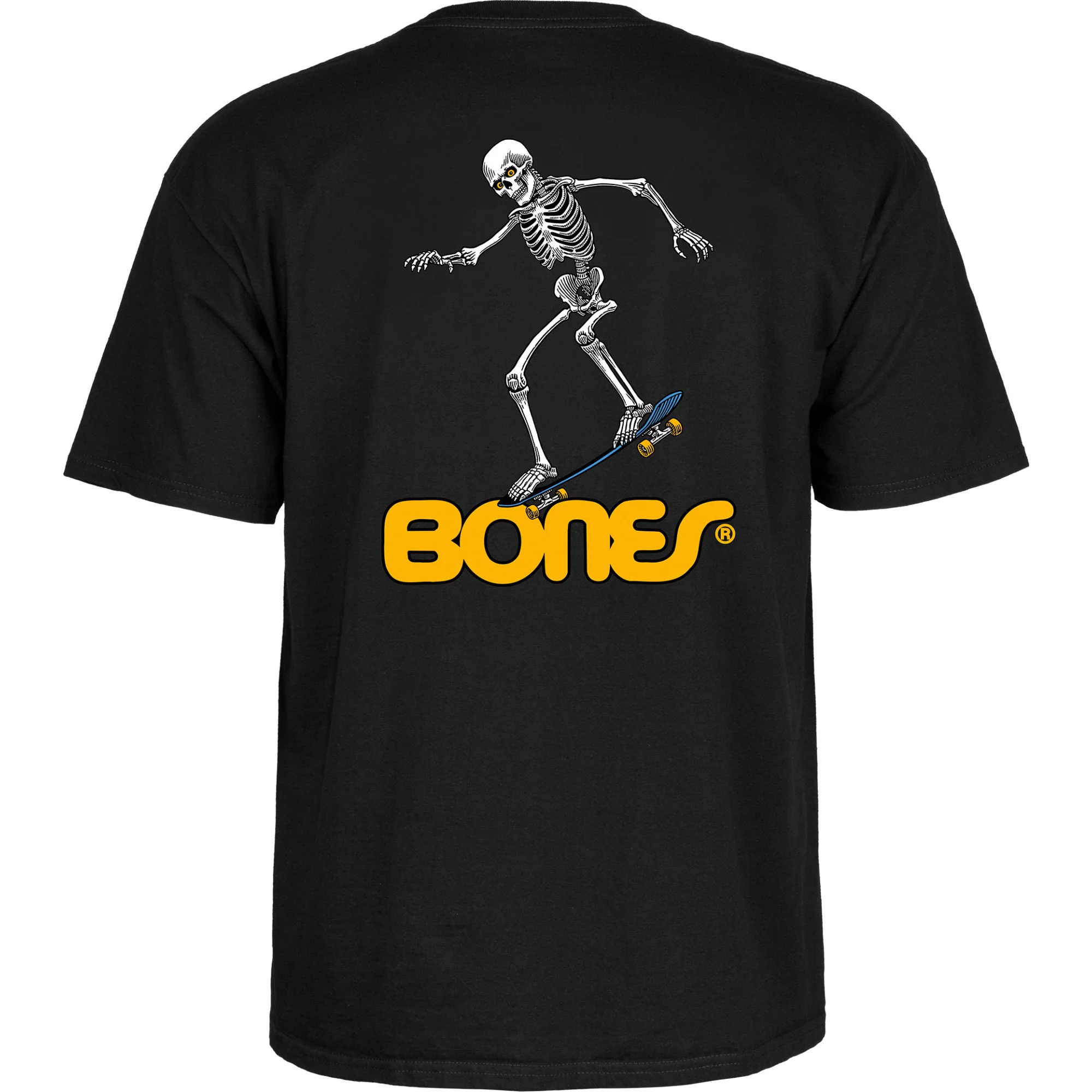 Powell Peralta Shirt Skateboard Skeleton 3 Black - Image 2