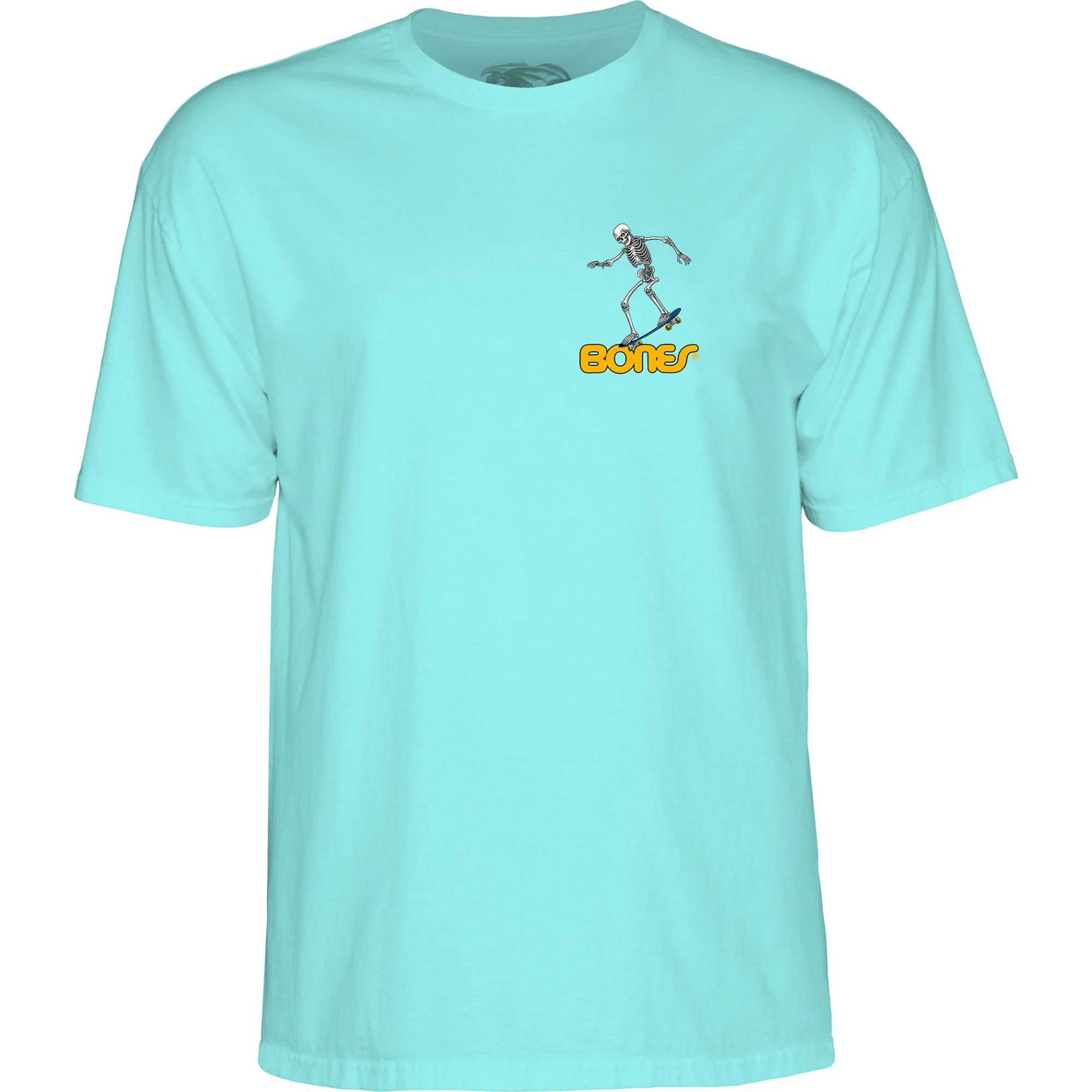 Powell Peralta Shirt Skateboard Skeleton 3 Celadon - Image 3