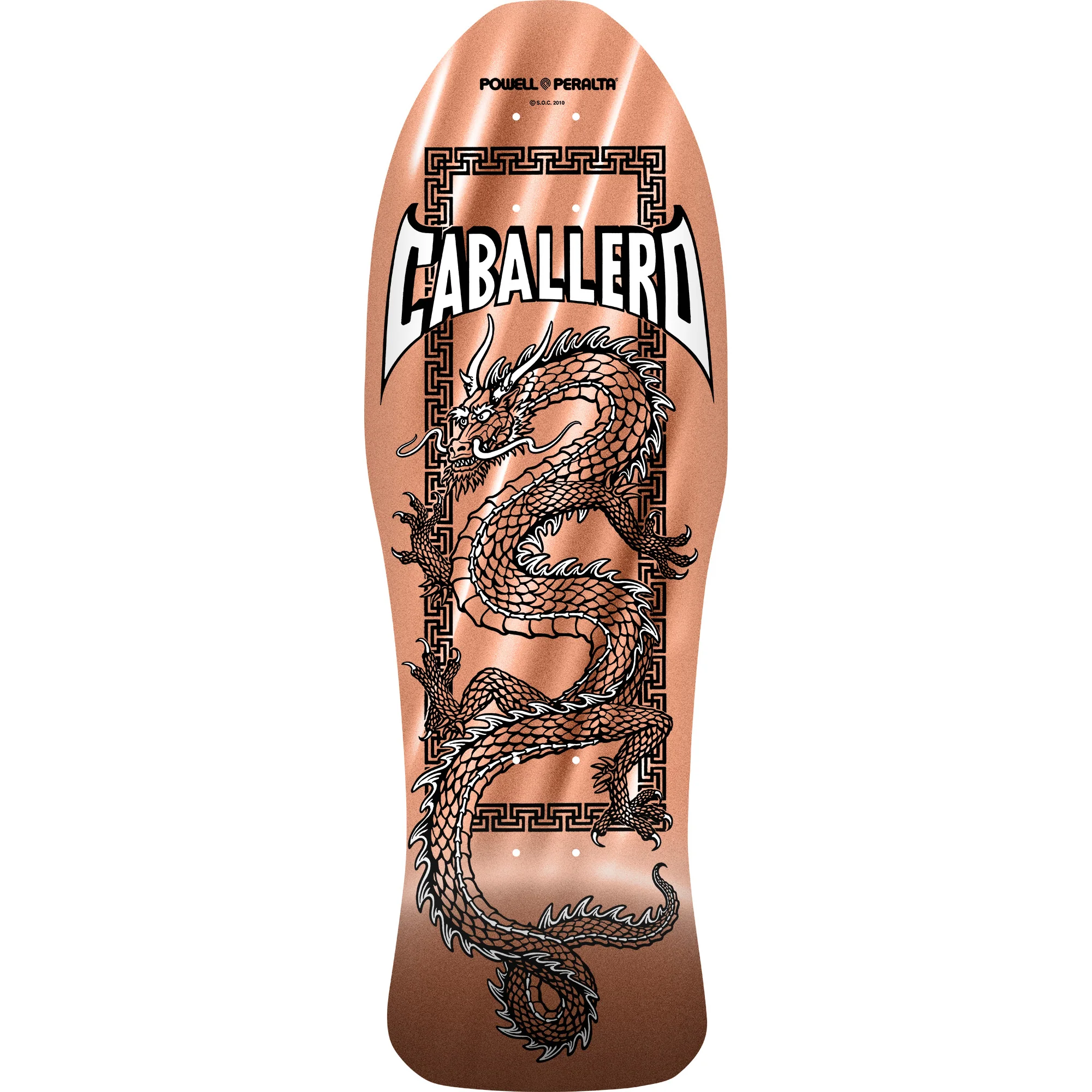 Powell Peralta Skateboard Cab Chinese Dragon Copper Foil / Independent/ Rat Bones Black - Image 4
