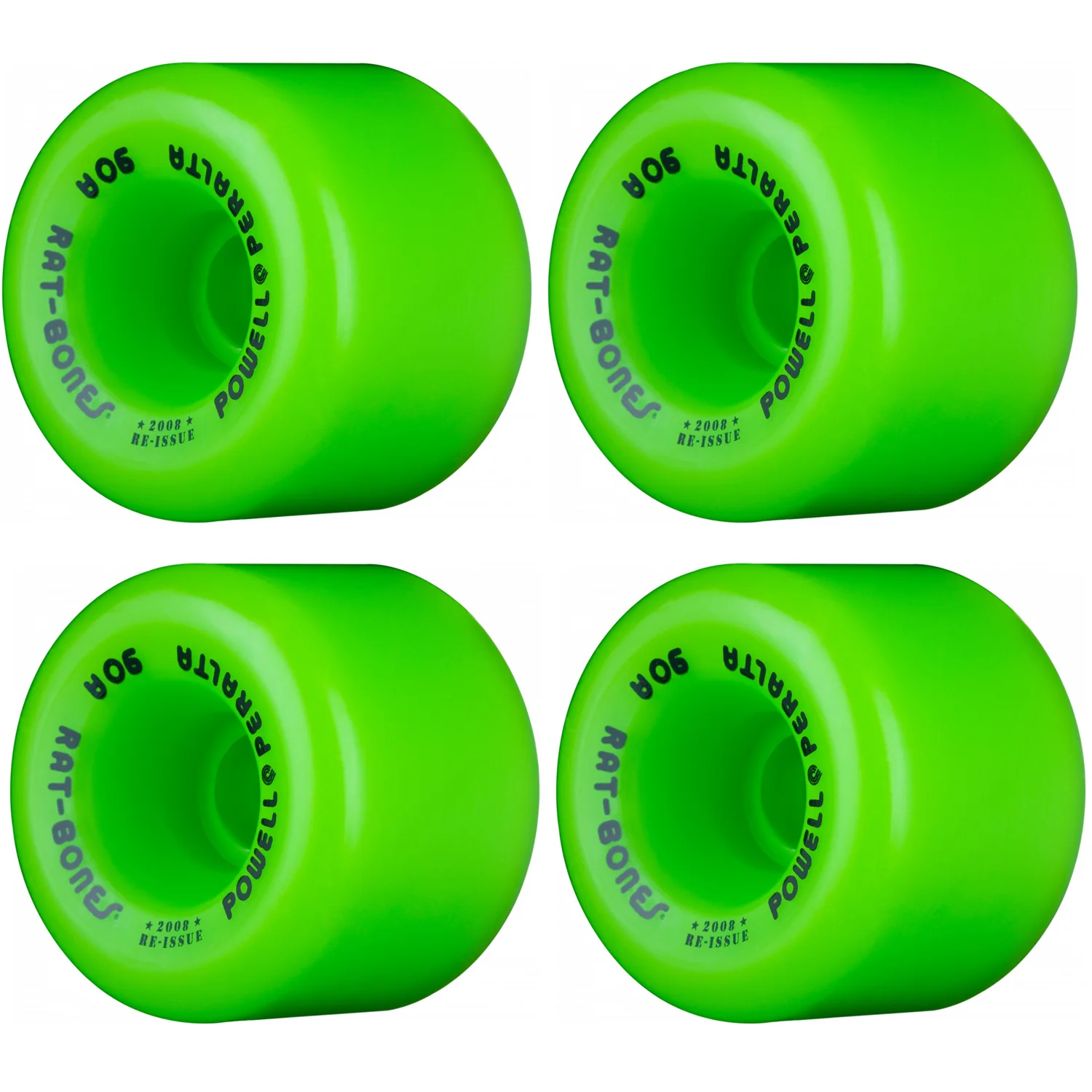 Powell Peralta Skateboard Claus Grabke Yellow, Independent, Rat Bones Green - Image 3