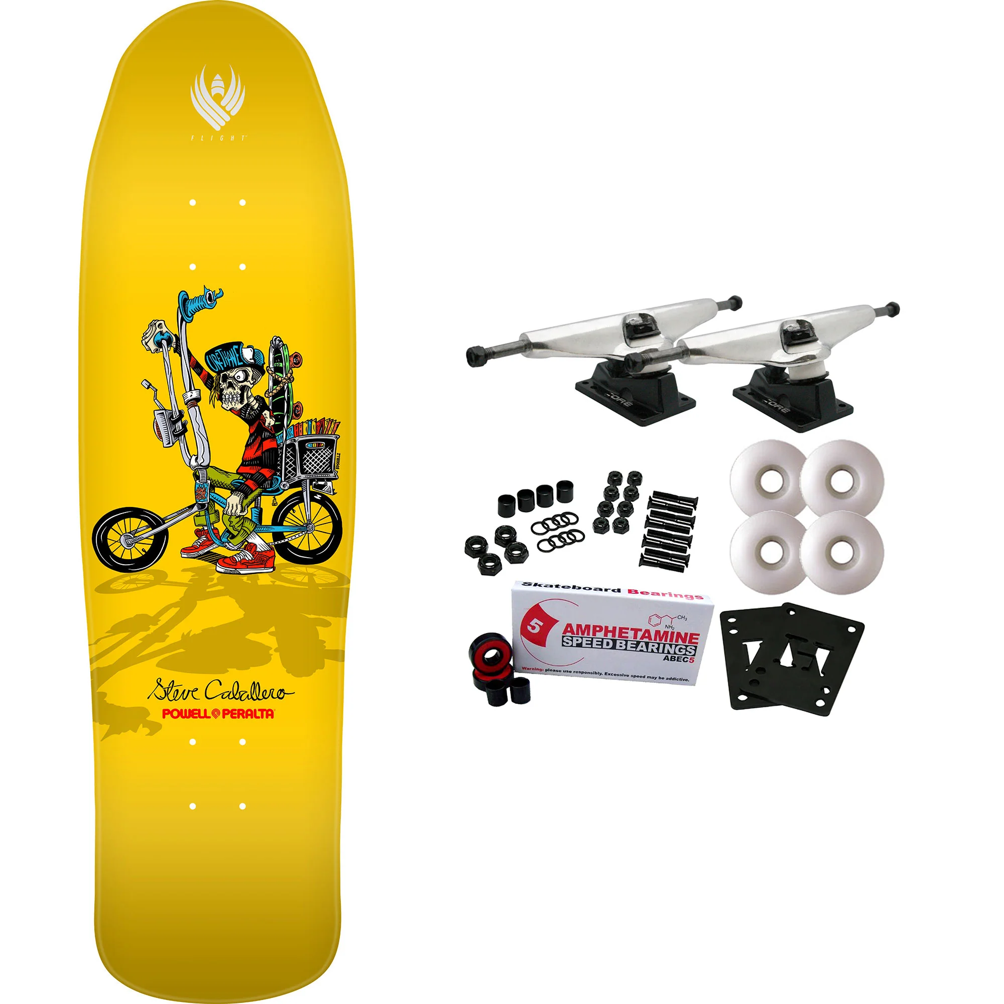 Powell Peralta Skateboard Complete Flight Caballero Chopper Bike 8.9" x 31.8"