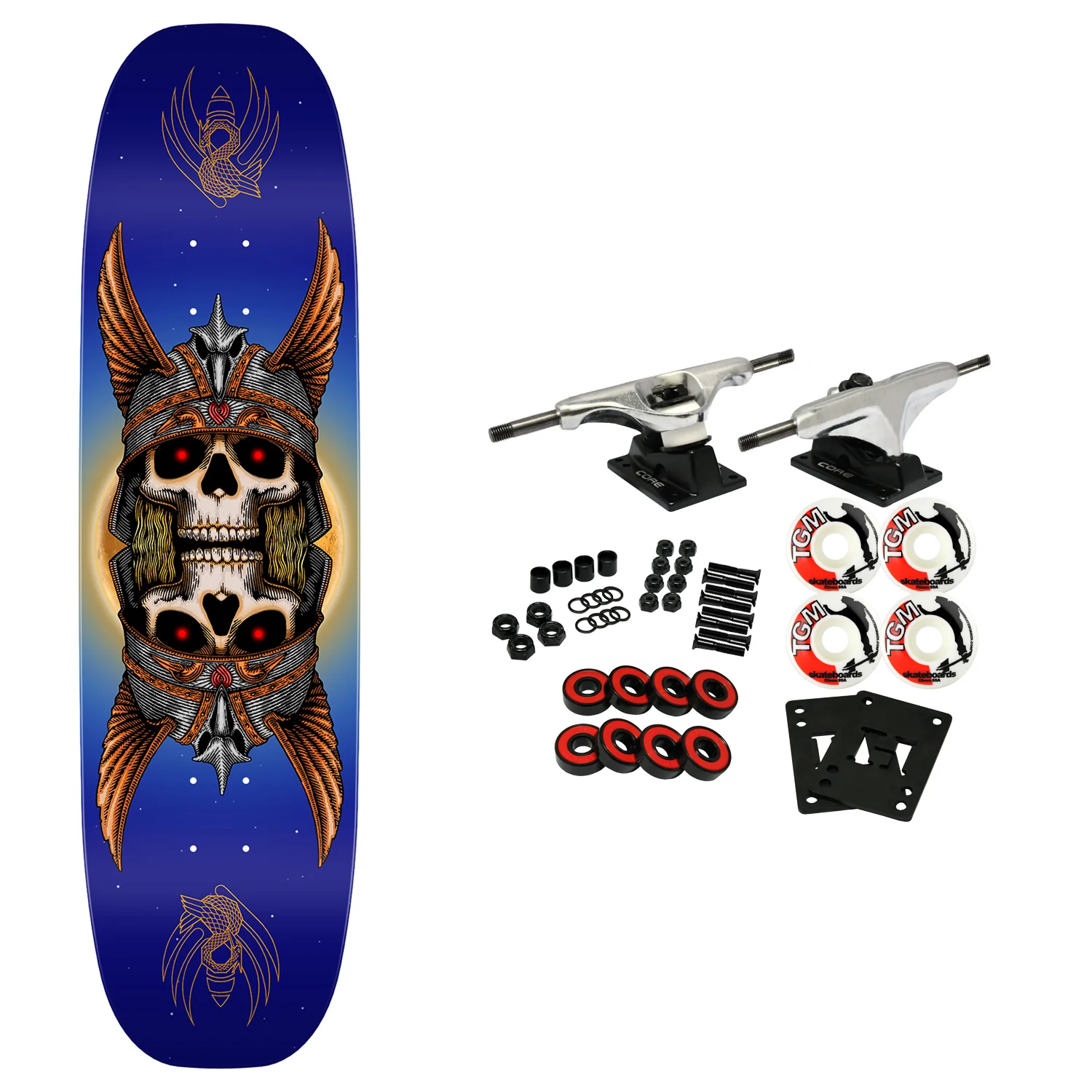 Powell Peralta Skateboard Complete Pro Flight Andy Anderson Heron 2 Egg 8.7"