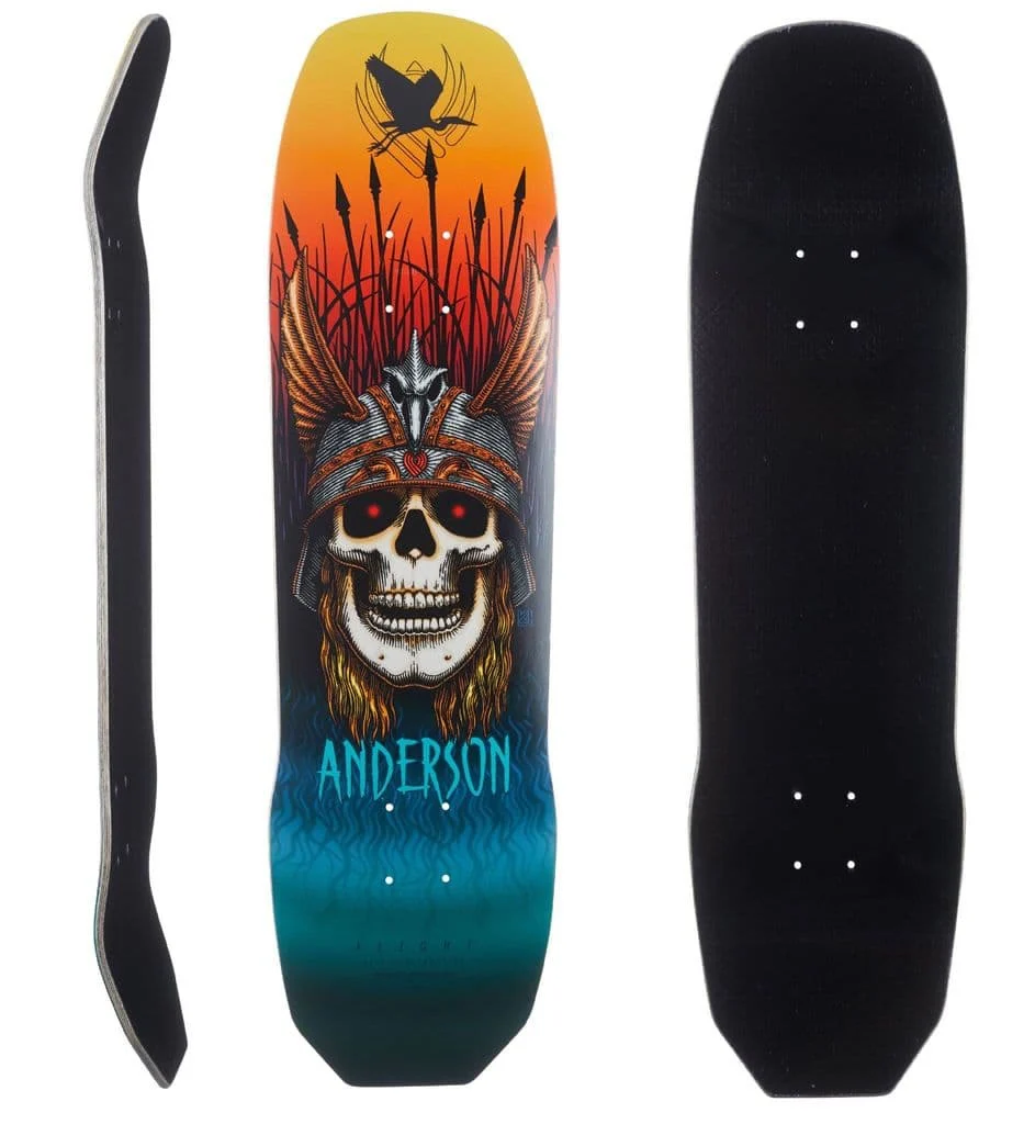 Powell Peralta Skateboard Deck Andy Anderson 289 Flight + Nano Cubic Wheels - Image 2