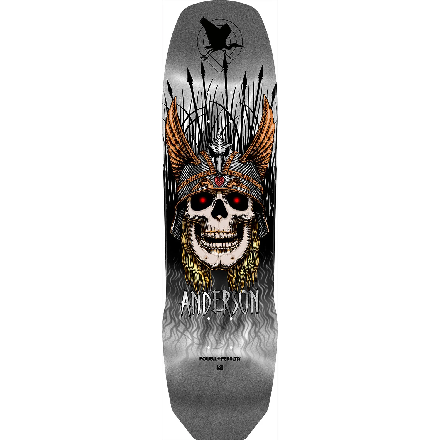 Powell Peralta Skateboard Deck Andy Anderson Heron Skull 3 8.45" x 31.8"