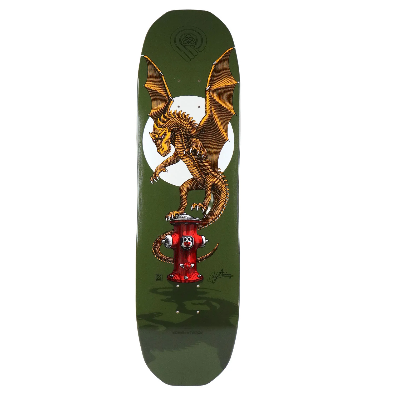 Powell Peralta Skateboard Deck Andy Anderson Hydrant Maple 8.4" x 32.03" - Image 4