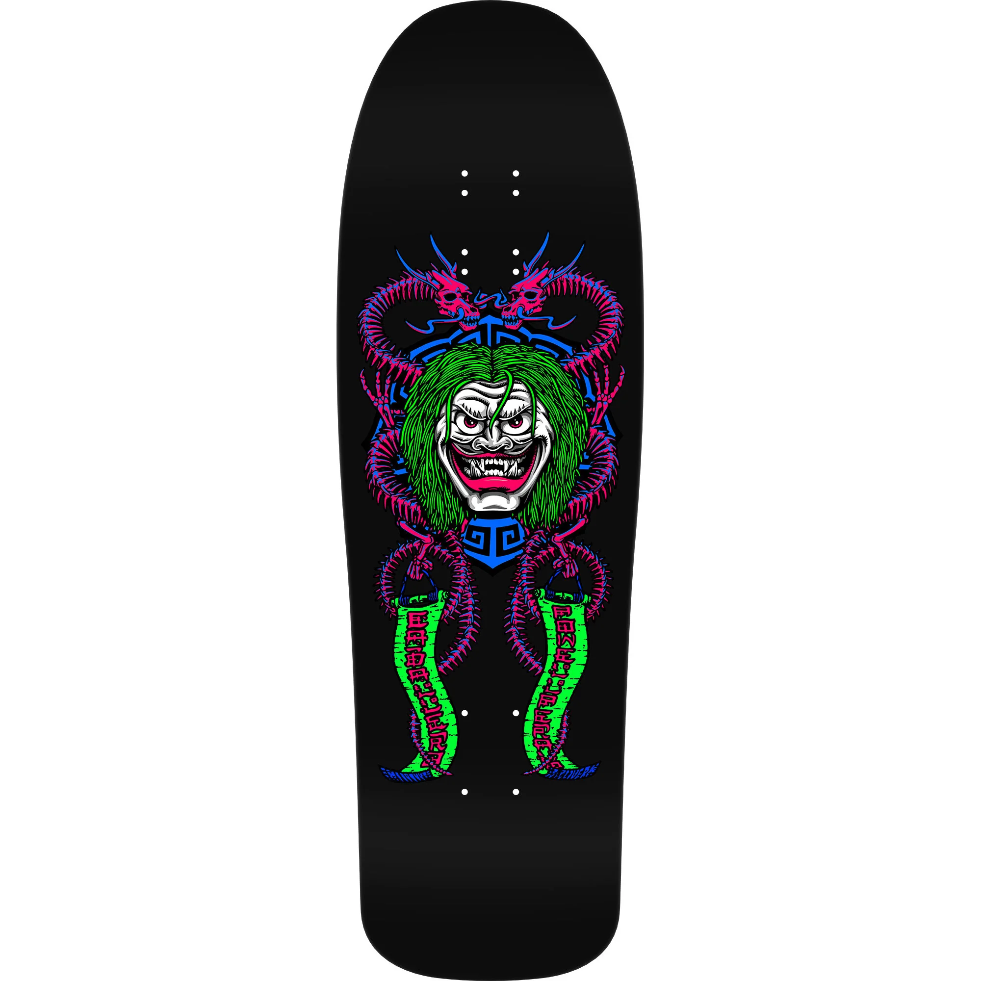 Powell Peralta Skateboard Deck Caballero Mask Blacklight Old School Reissue