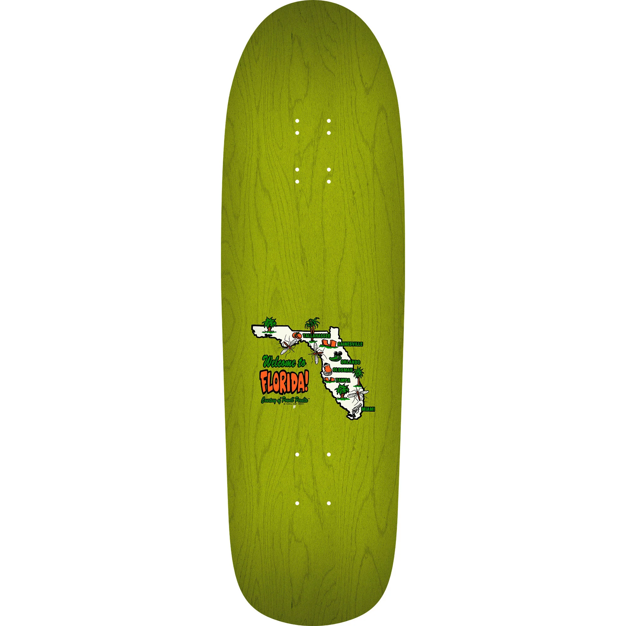 Powell Peralta Skateboard Frazier Yellow Man Green / Independent/ Rat Bones Black - Image 4