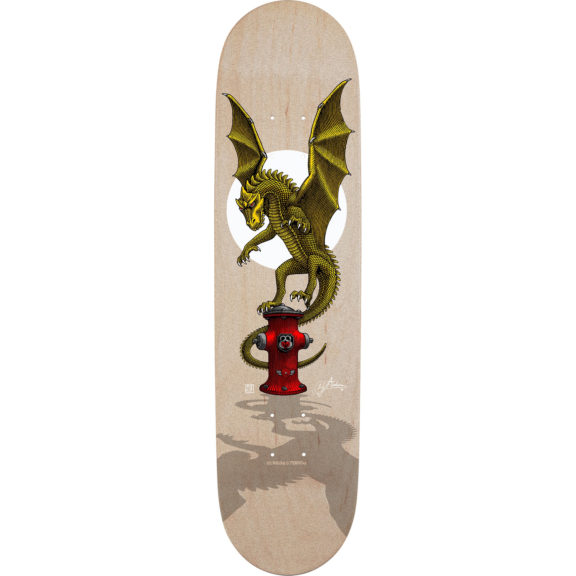 Powell Peralta Skateboard Griptape Andy Anderson Hydrant Clear 10.5" x 33" - Image 2