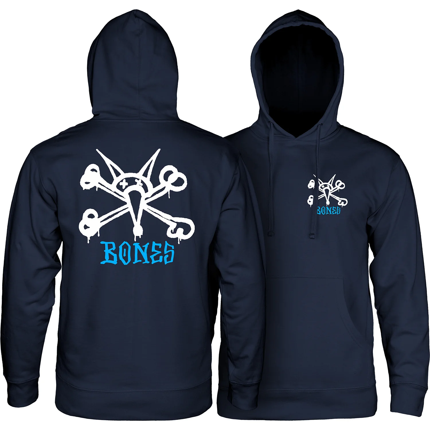 Powell Peralta Skateboard Hoody Rat Bones Navy