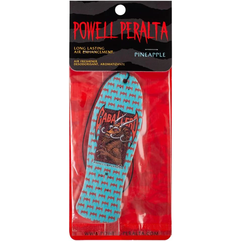Powell Peralta Skateboard Pineapple Air Freshener Caballero Dragon Blue