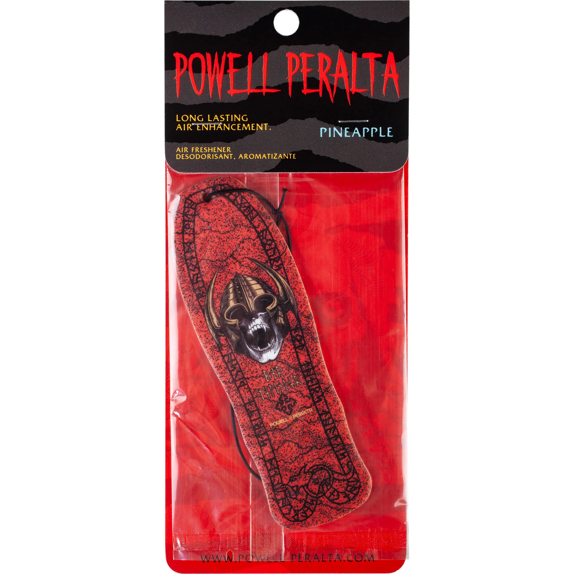 Powell Peralta Skateboard Pineapple Air Freshener Per Welinder Red