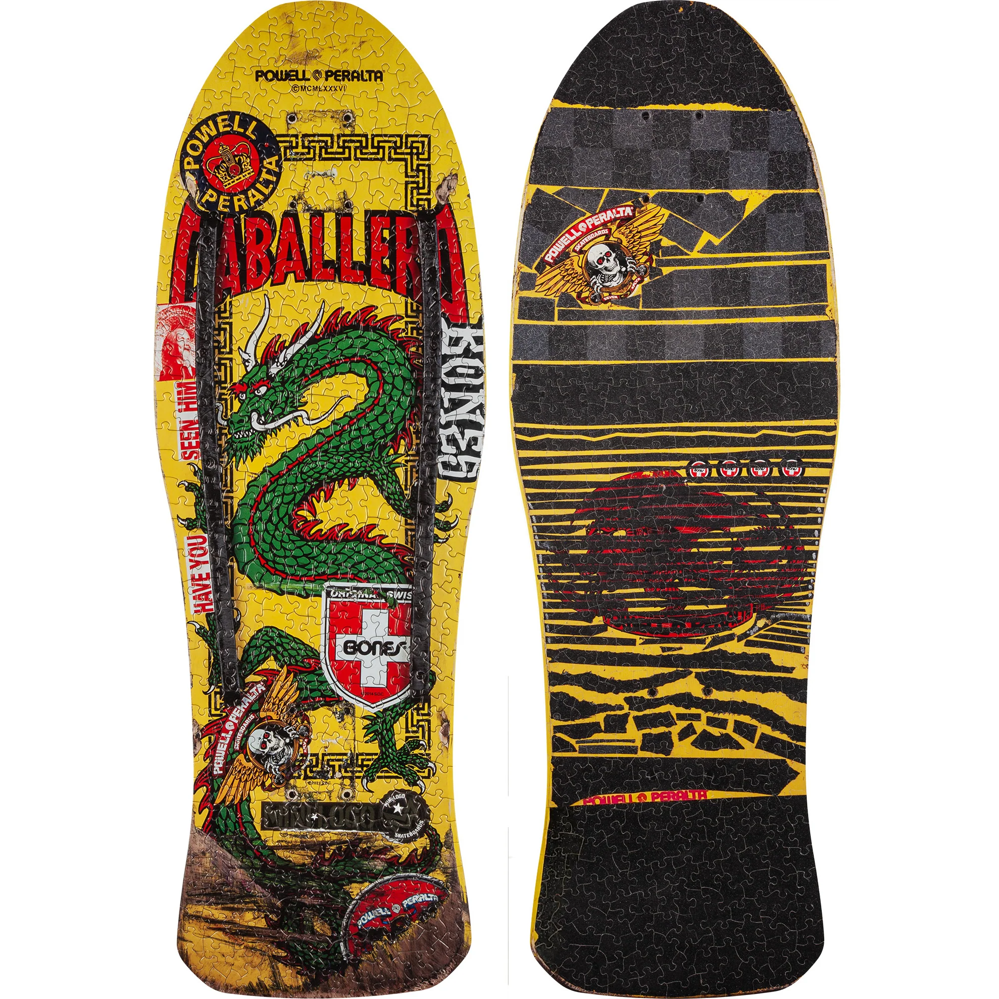 Powell Peralta Skateboard Puzzle 2-Pack 500pcs 2 Puzzles Caballero and Sword - Image 3