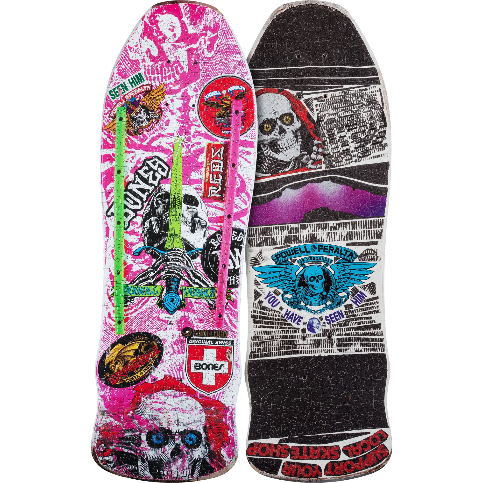 Powell Peralta Skateboard Puzzle 2-Pack 500pcs 2 Puzzles Caballero and Sword - Image 5