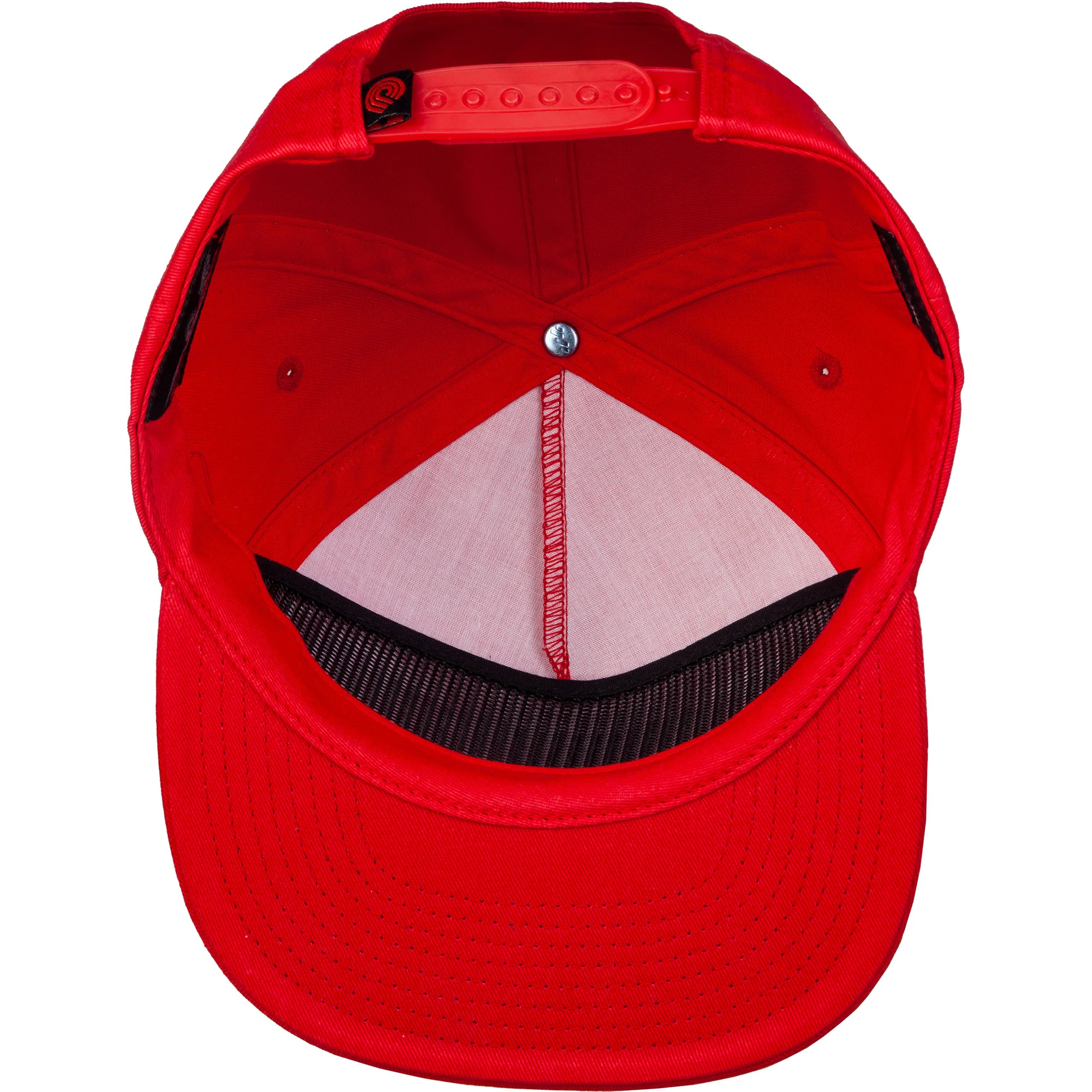 Powell Peralta Skateboard Ripper Snapback Hat Red Cap - Image 2