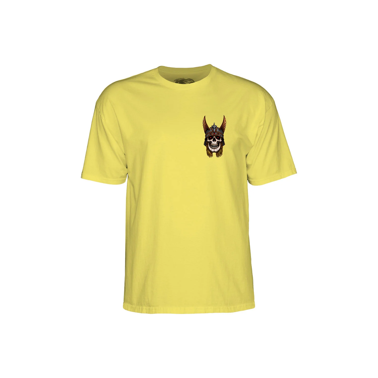Powell Peralta Skateboard Shirt Andy Anderson Skull Cornsilk - Image 3