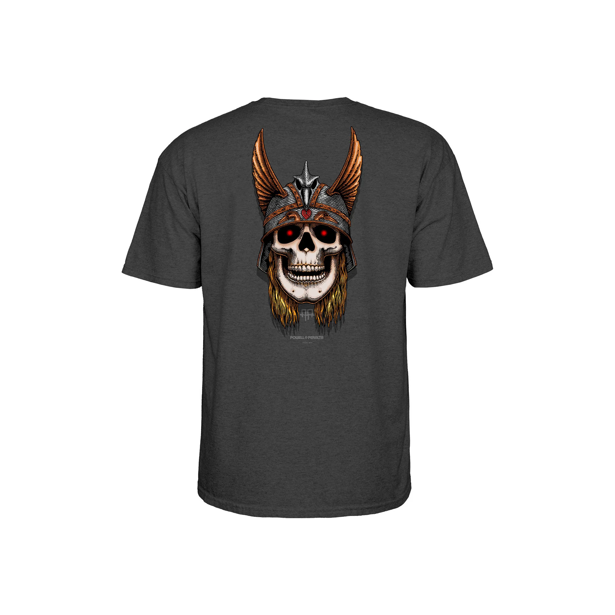 Powell Peralta Skateboard Shirt Andy Anderson Skull Tweed - Image 2