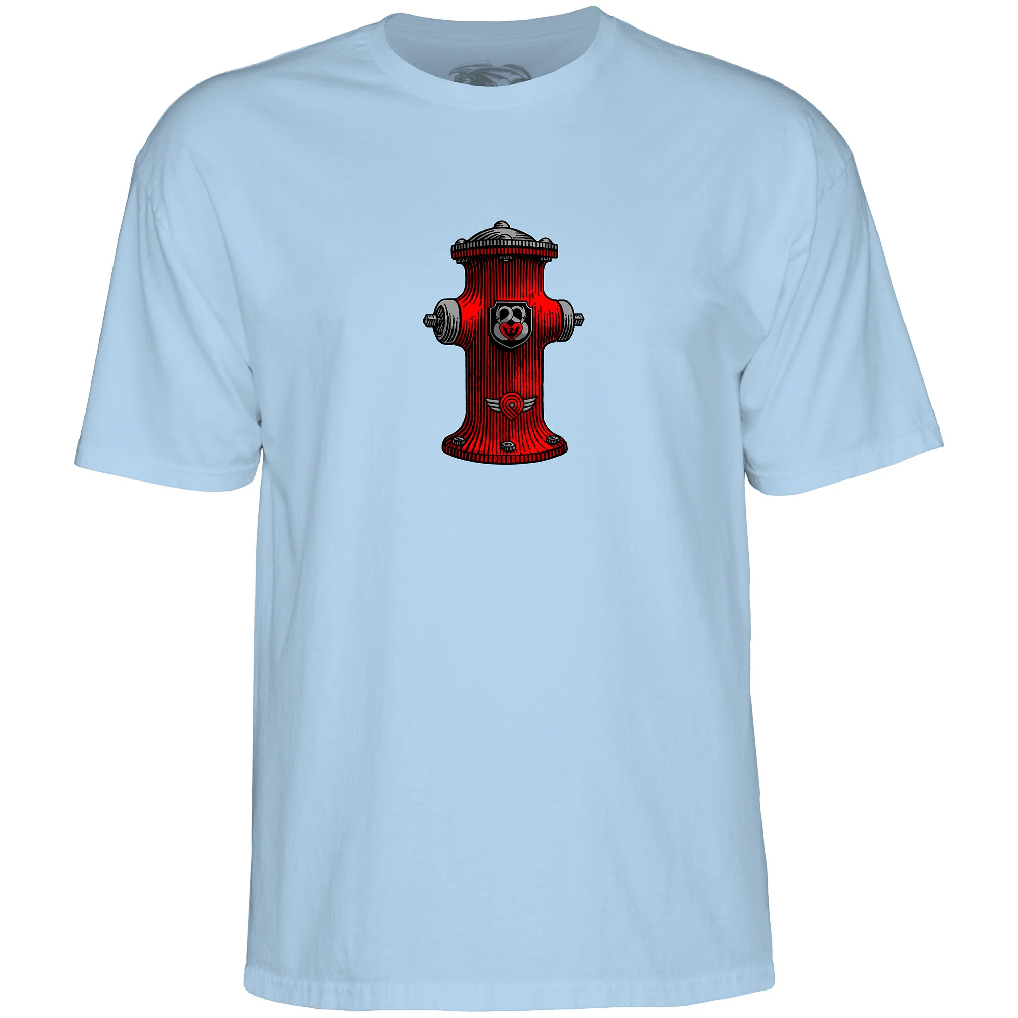 Powell Peralta Skateboard Shirt Andy Anderson Vajra Light Blue - Image 3
