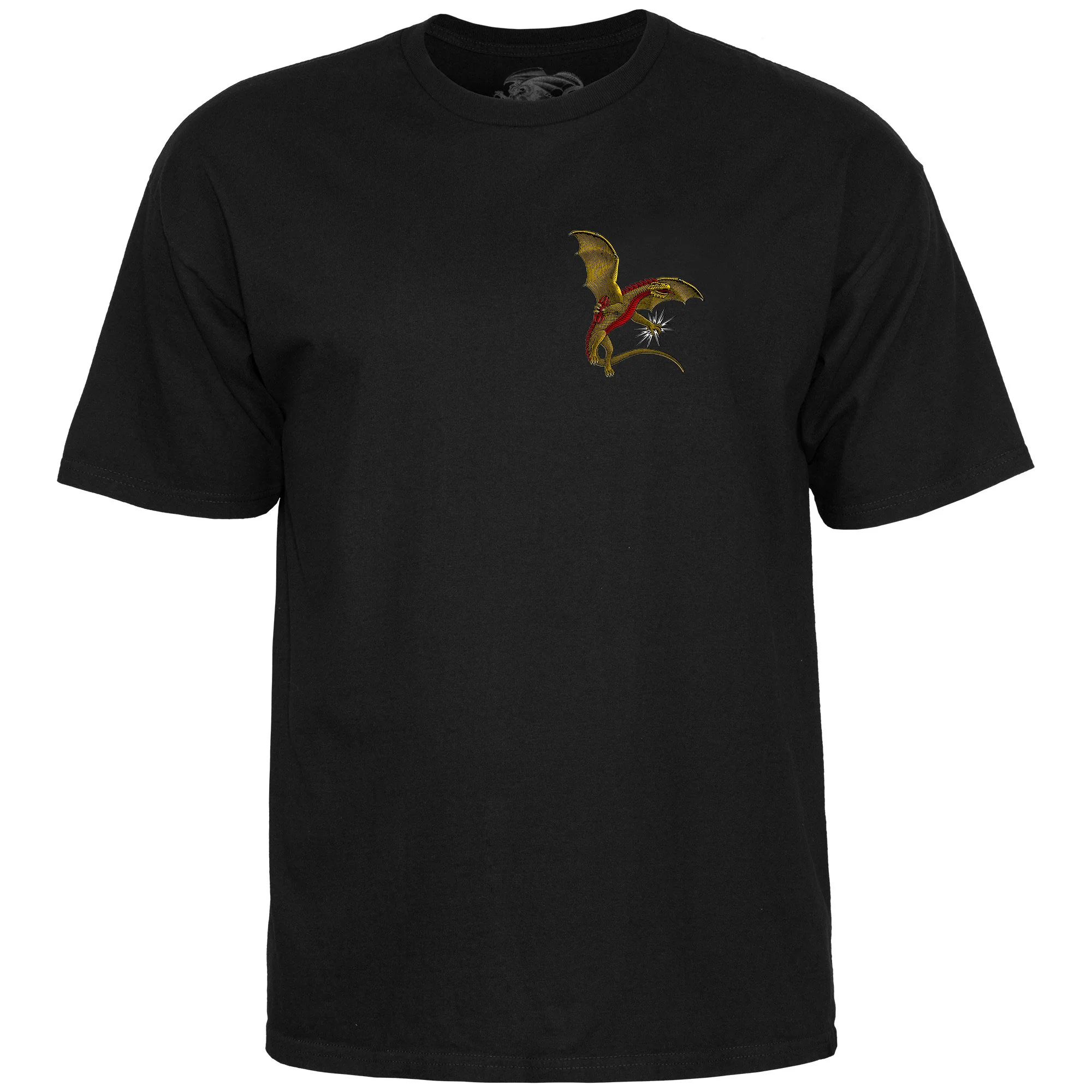 Powell Peralta Skateboard Shirt Dragons Logo Black - Image 3