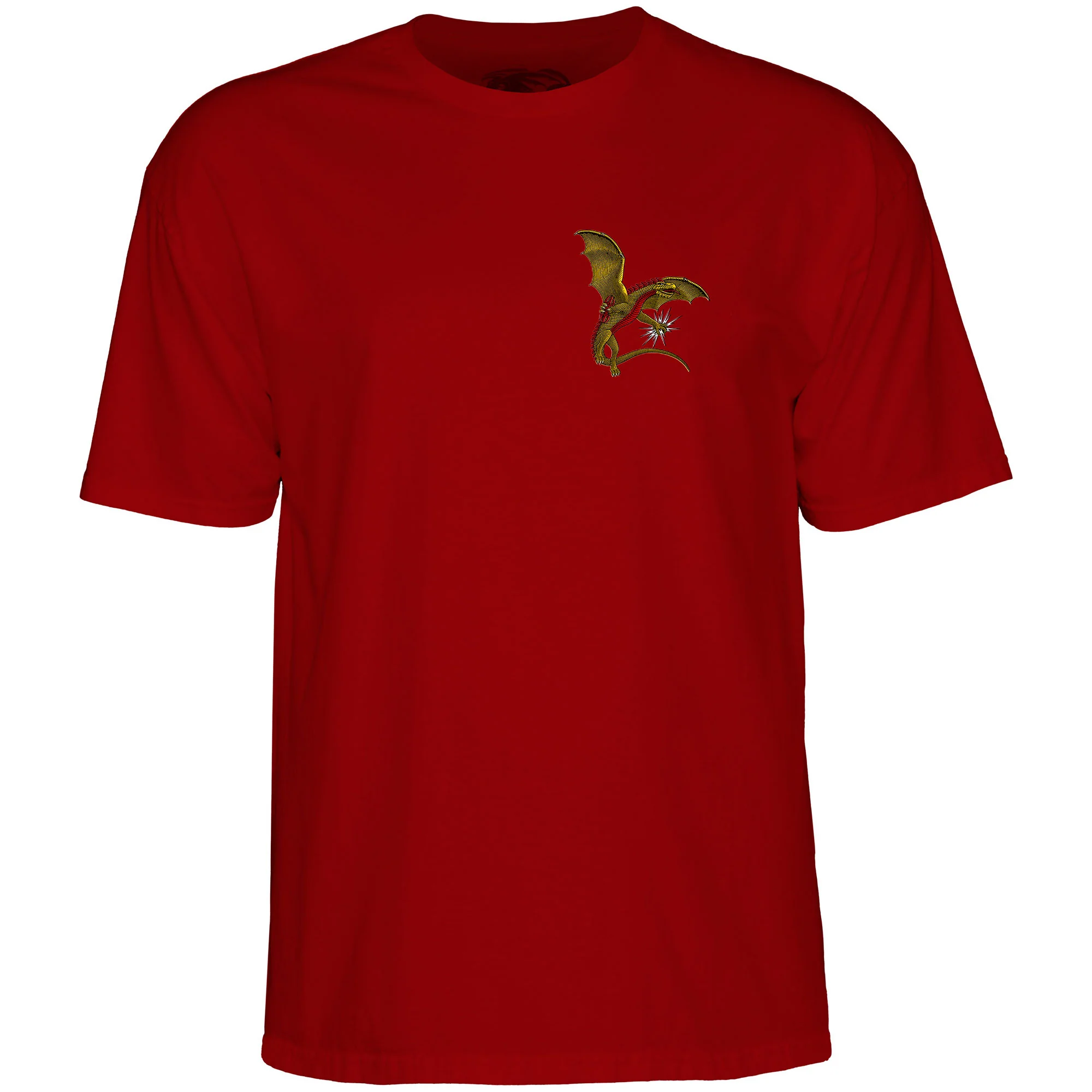 Powell Peralta Skateboard Shirt Dragons Logo Garnet - Image 3