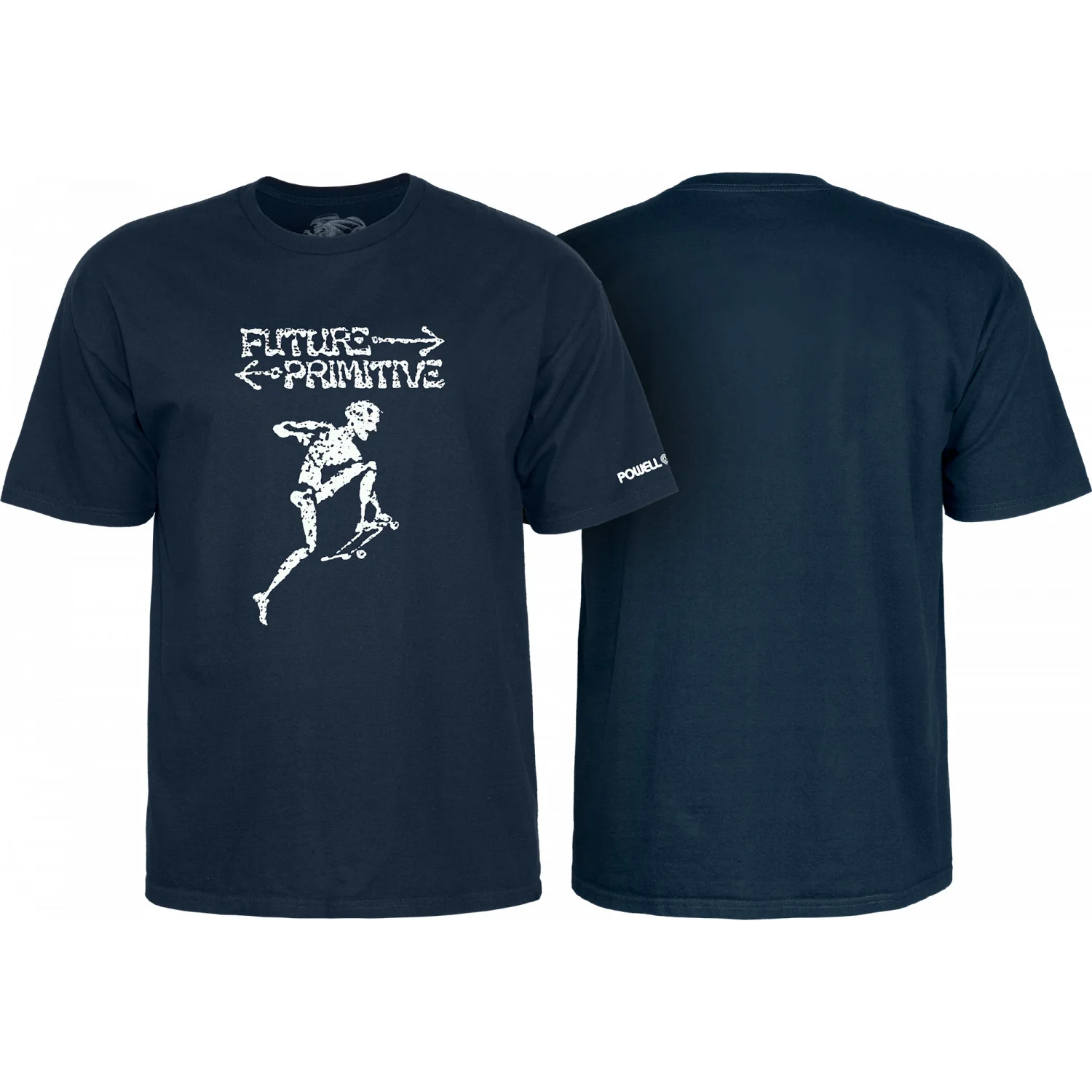 Powell Peralta Skateboard Shirt Future Primitive Navy