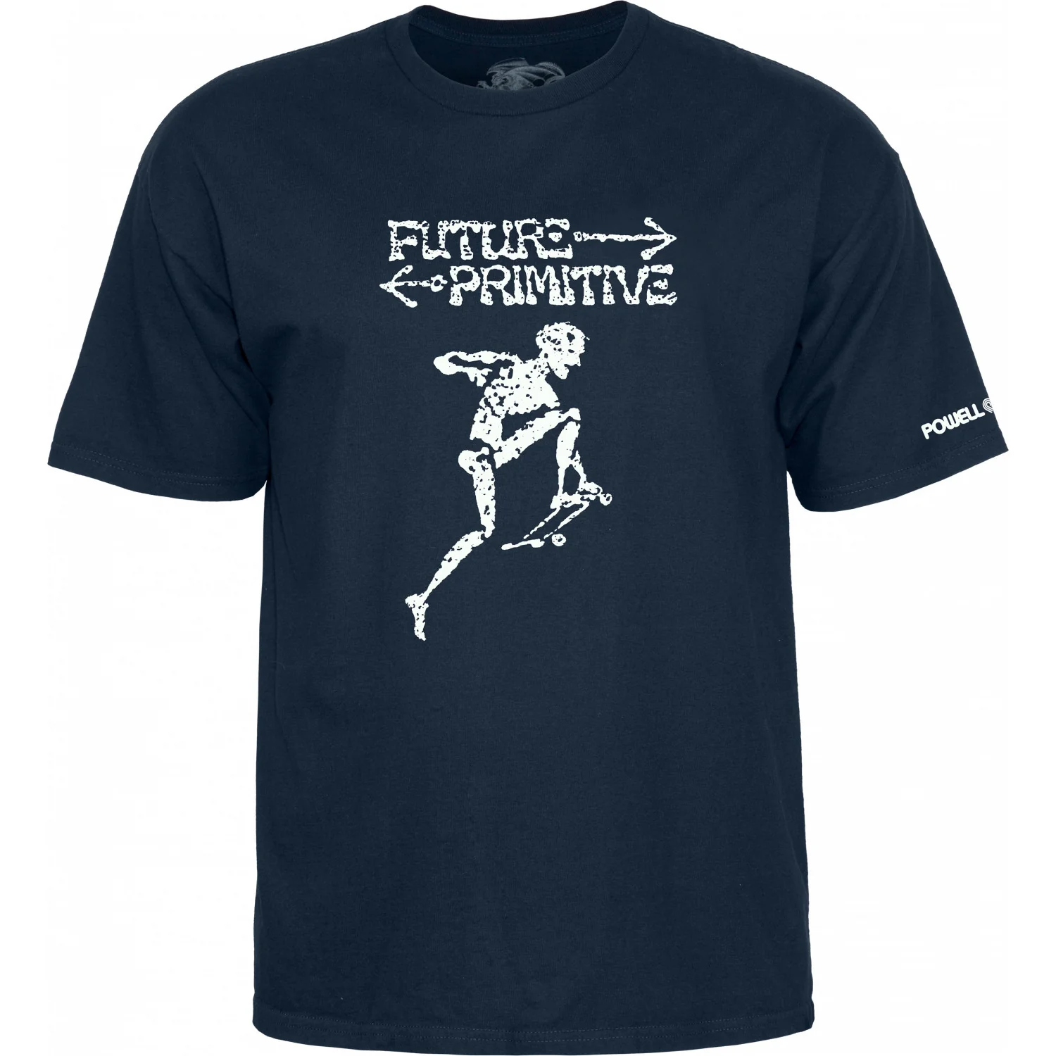 Powell Peralta Skateboard Shirt Future Primitive Navy - Image 2