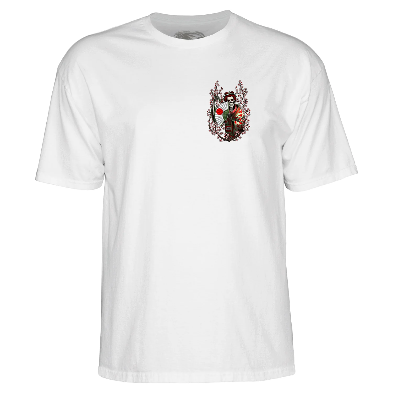 Powell Peralta Skateboard Shirt Sakura Yosozumi White - Image 3