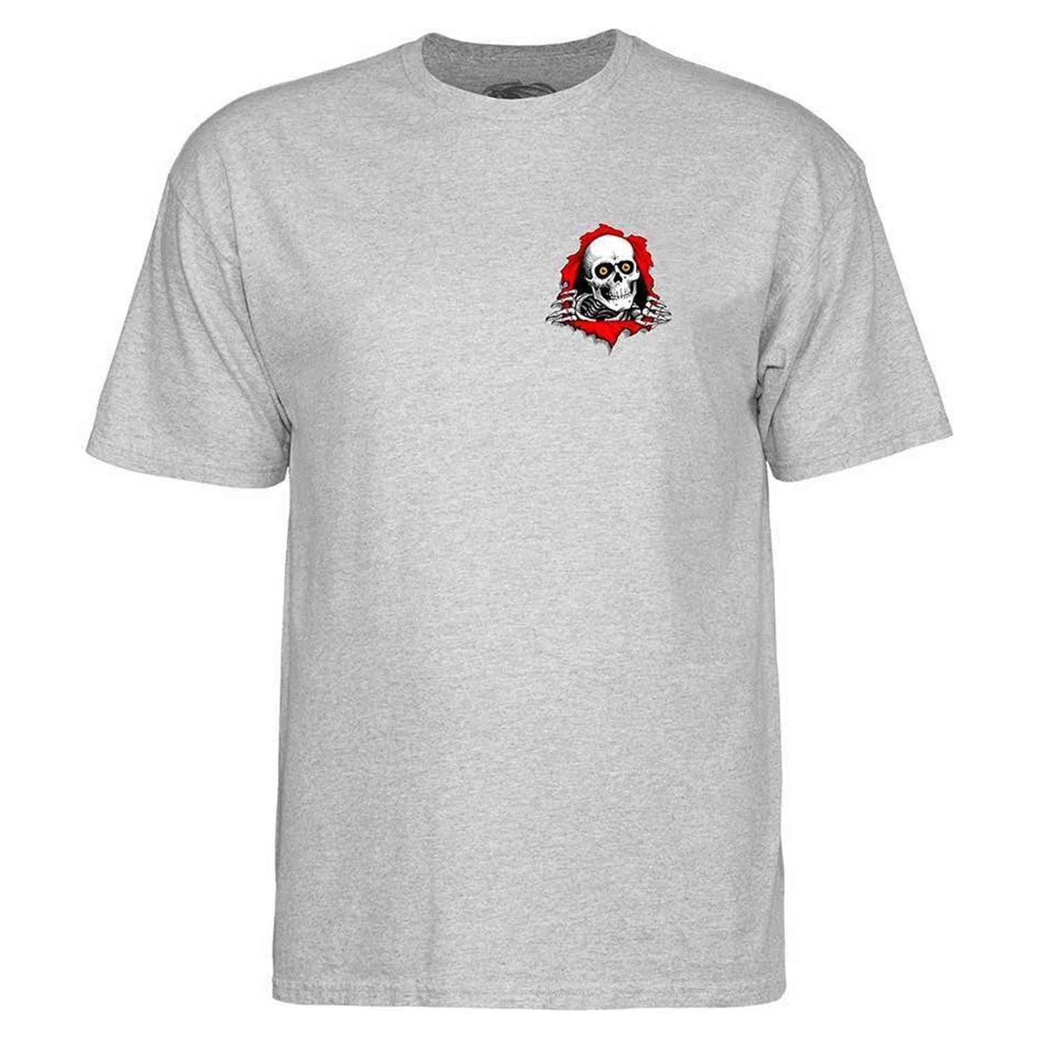 Powell Peralta Skateboard Shirt Support Your Local Skate Shop Ripper Grey - Image 3
