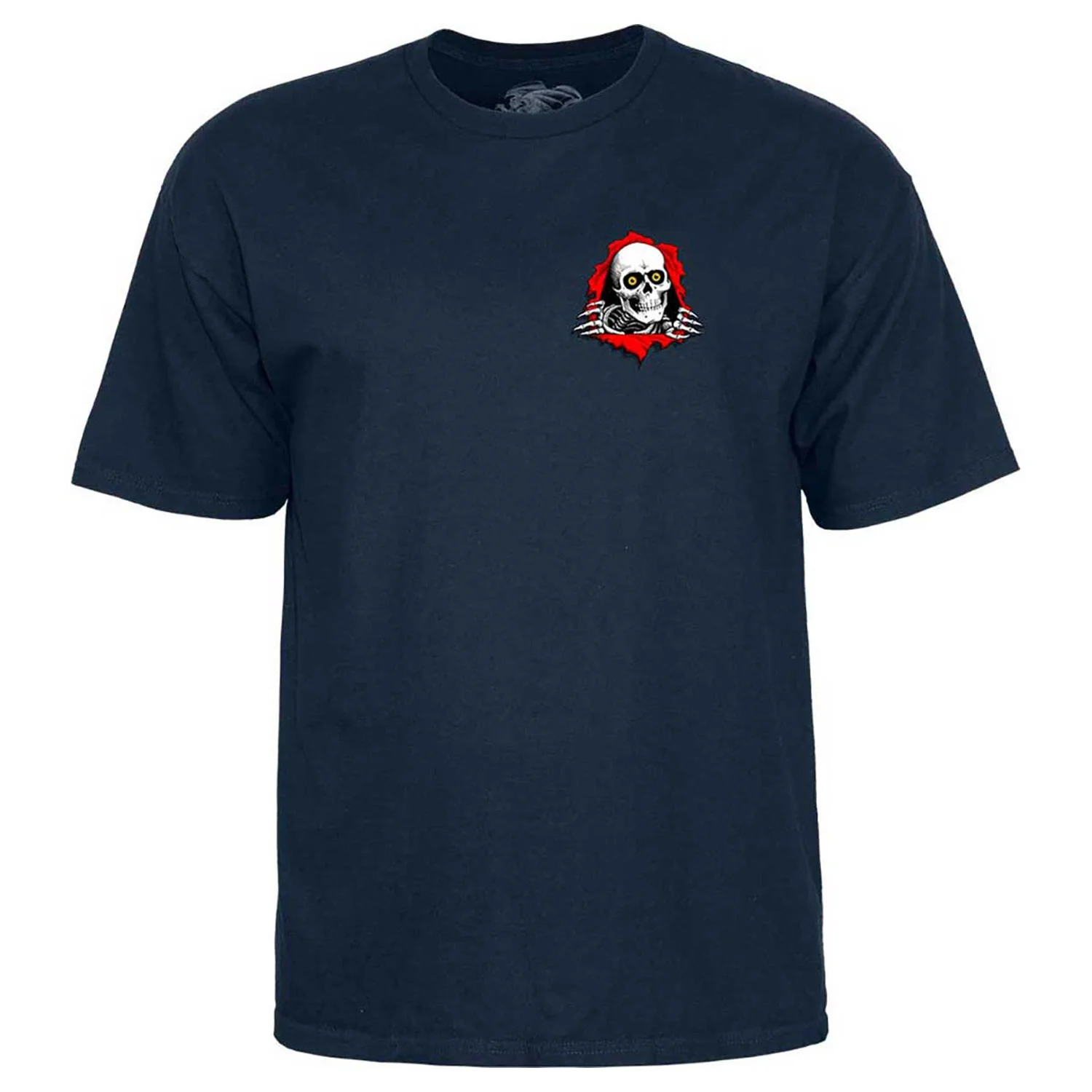 Powell Peralta Skateboard Shirt Support Your Local Skate Shop Ripper Navy - Image 3