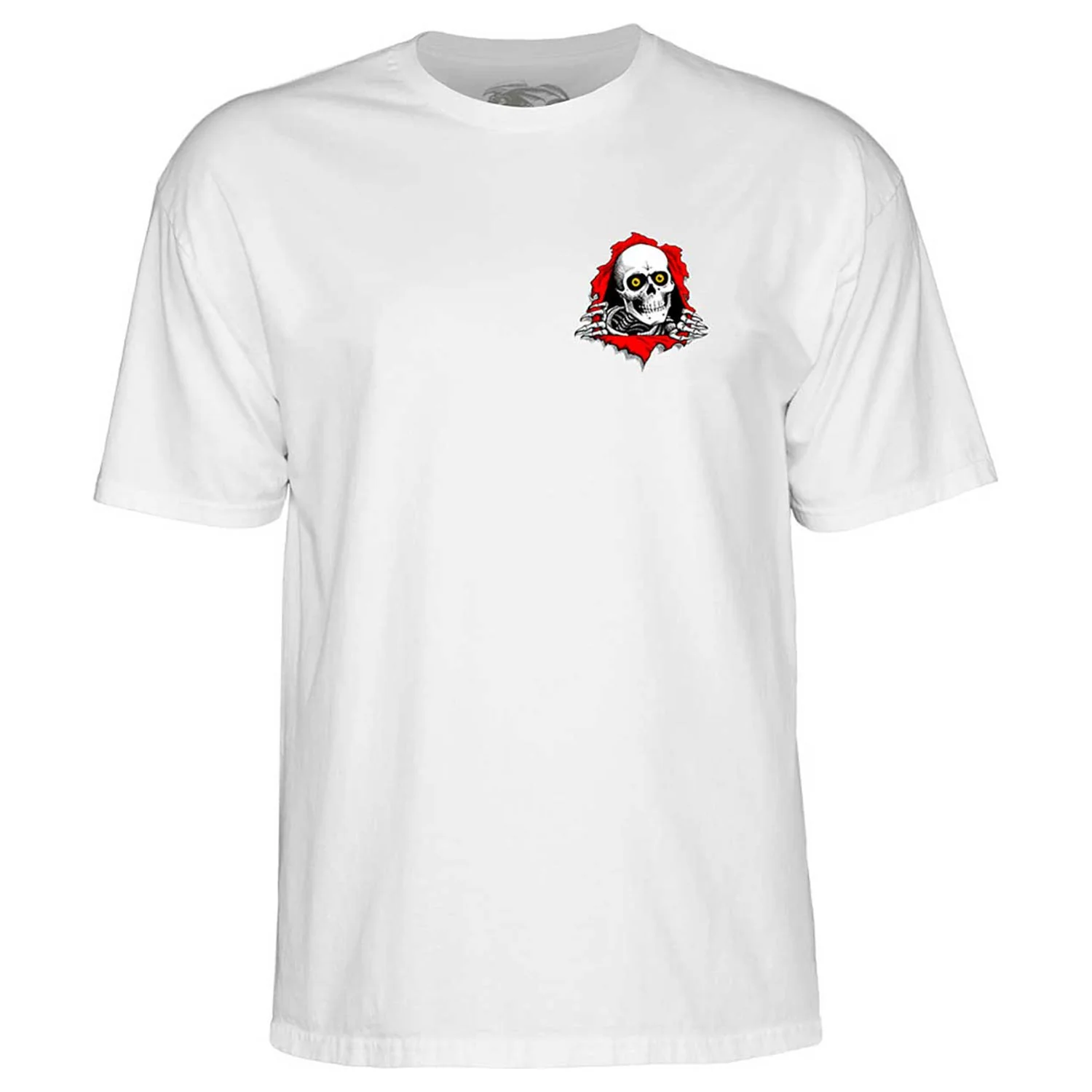 Powell Peralta Skateboard Shirt Support Your Local Skate Shop Ripper White - Image 3